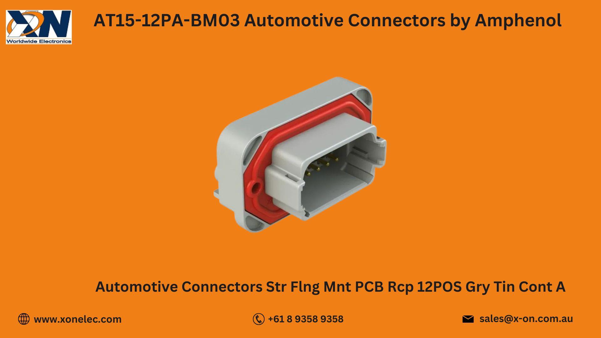 AT15-12PA-BM03 Connectors by Amphenol – Buy Online at XON image