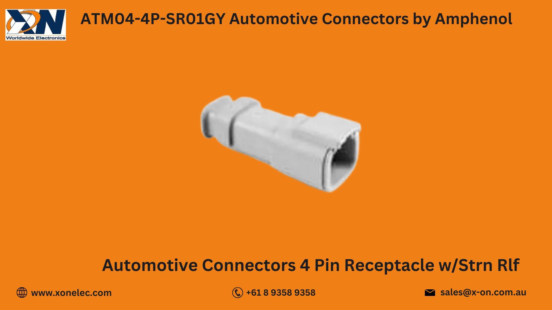 ATM04-4P-SR01GY Automotive Connectors by Amphenol image