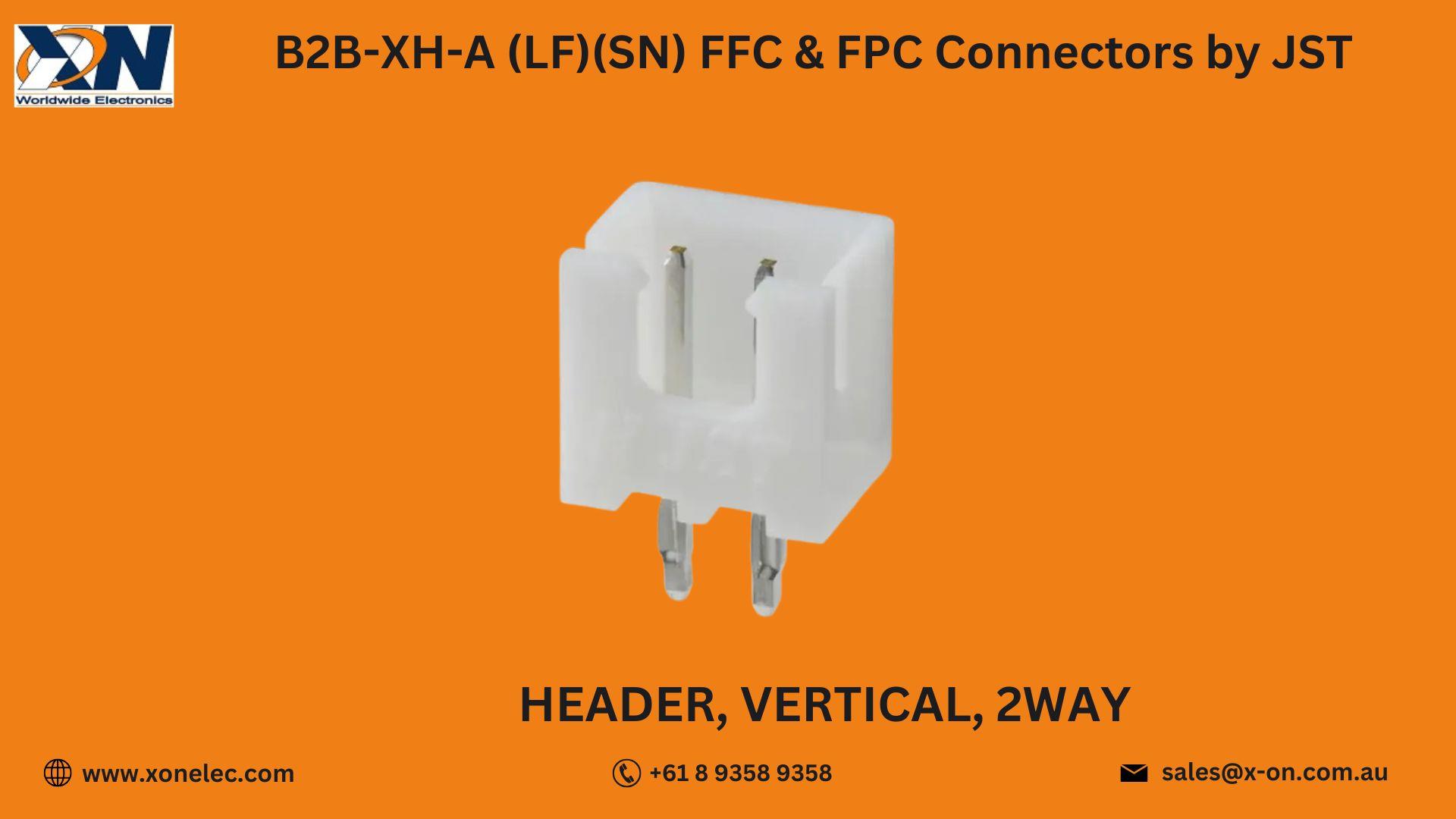 B2B-XH-A (LF)(SN) FFC FPC Connector JST | Buy Online at XON image