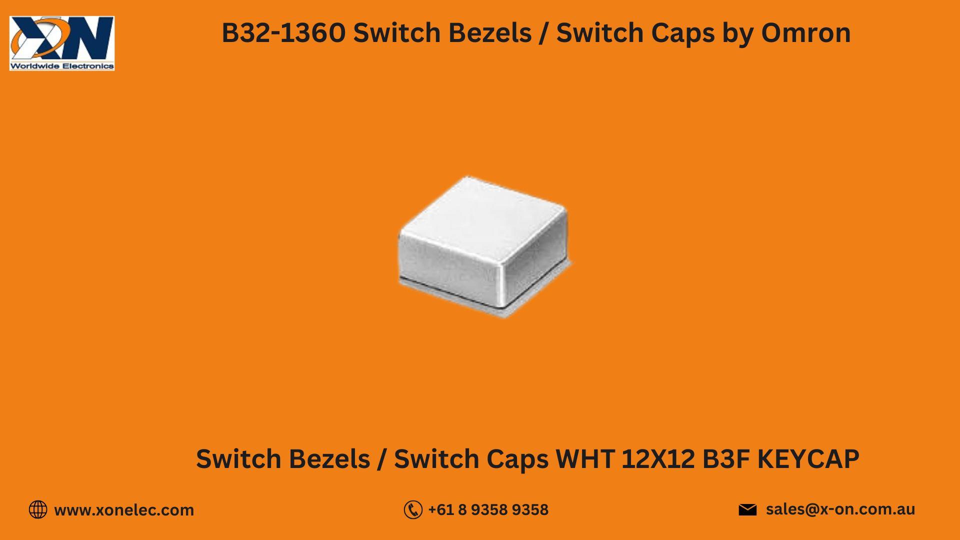 B32-1360 Switch Caps by Omron – Buy Online at XON image