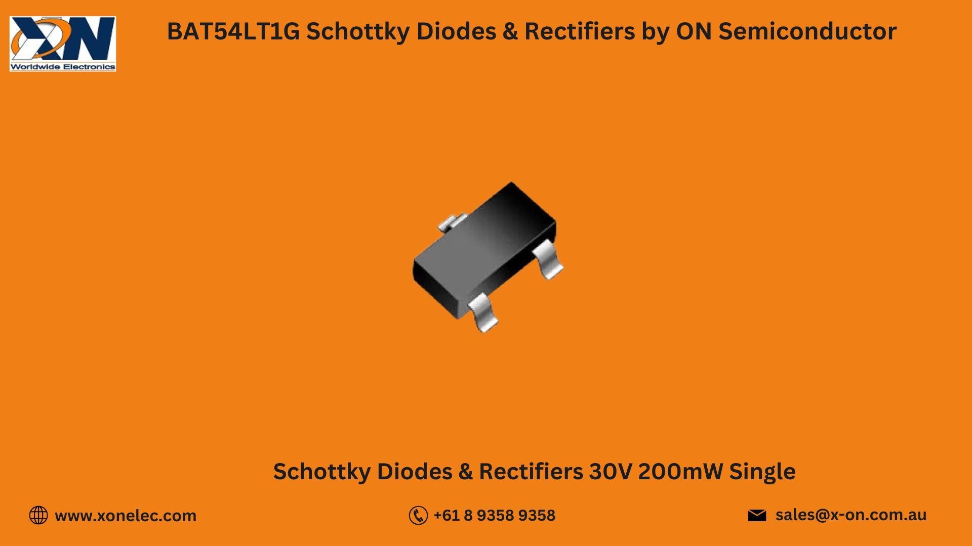 BAT54LT1G Schottky Diode by ON Semiconductor – Buy Online at XON image