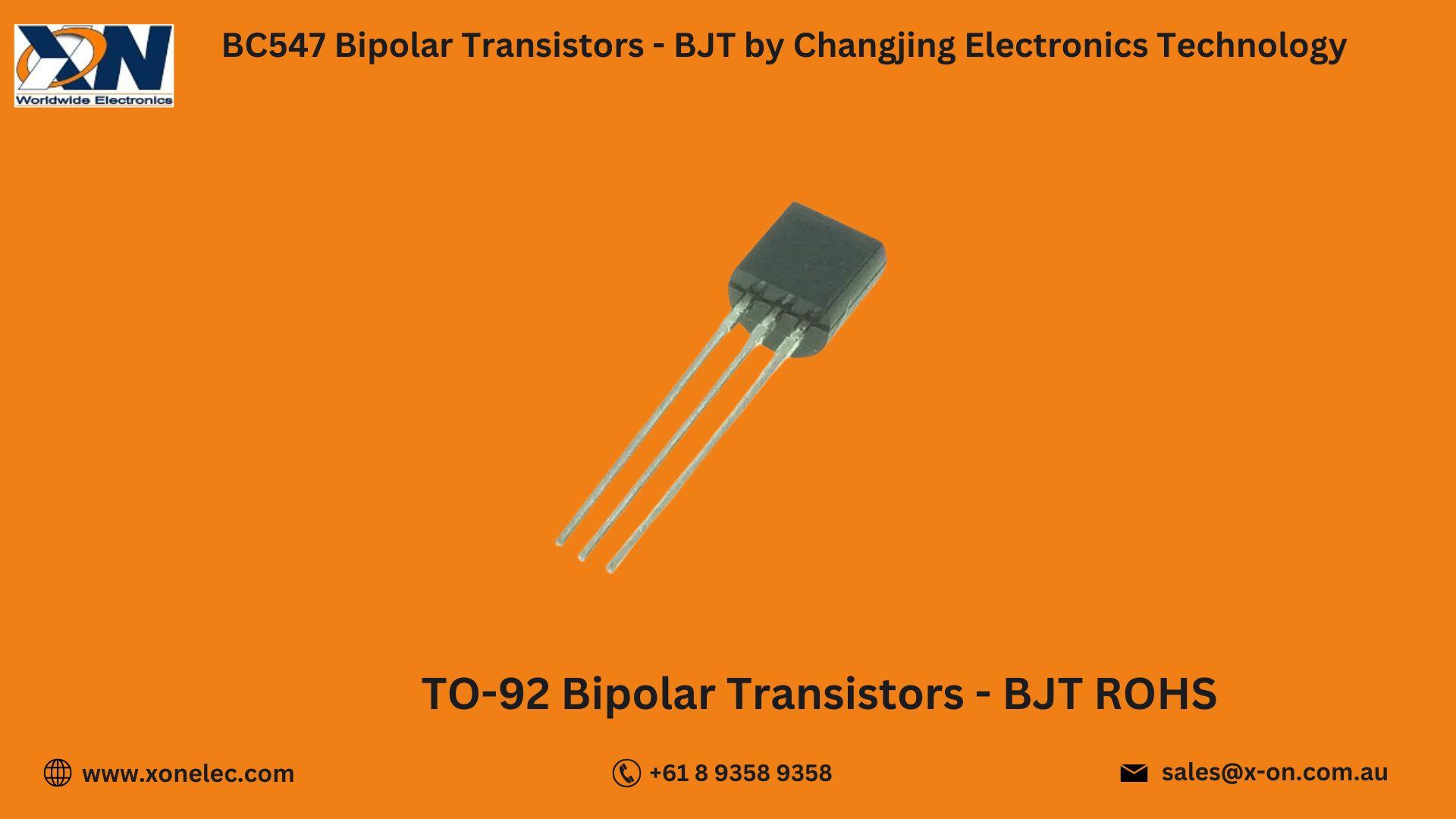 BC547 BJT Transistors by Changjing Electronics Technology | Buy Online at XON image