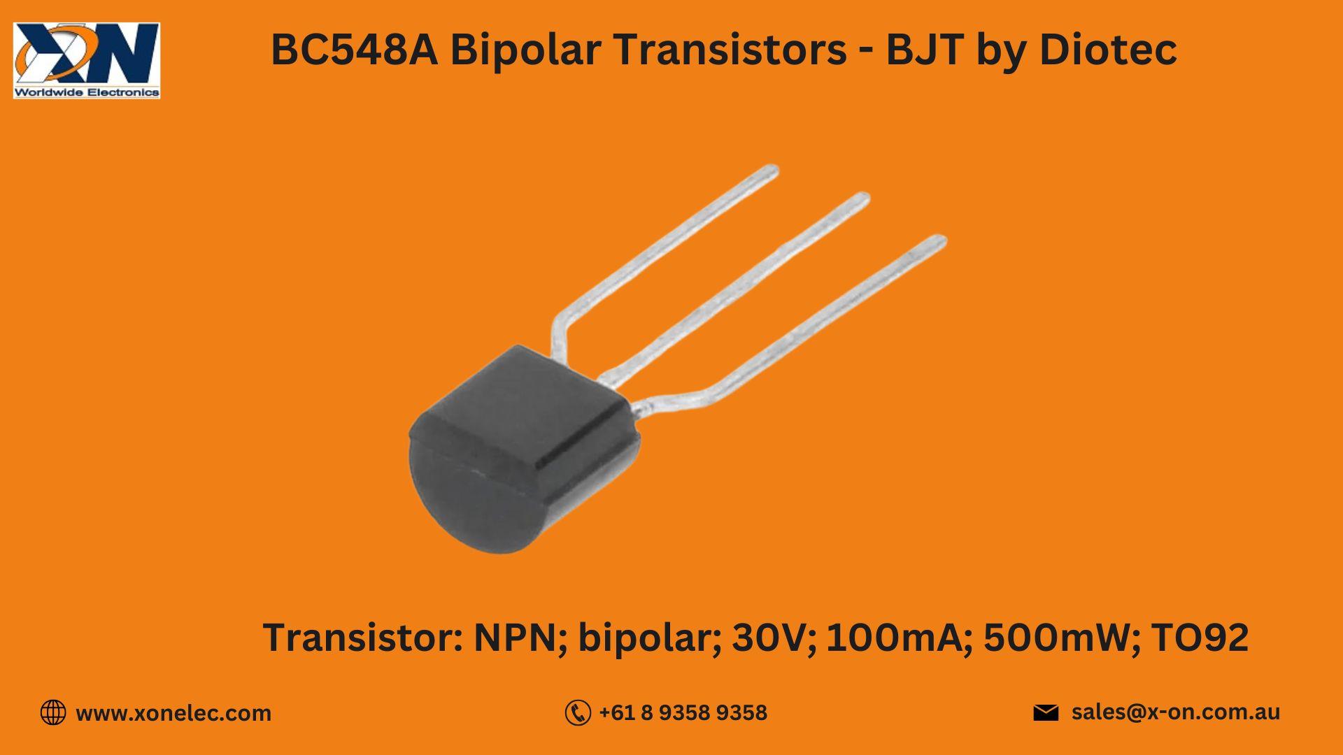 BC548A BJT Transistors by Diotec Buy Online at XON image