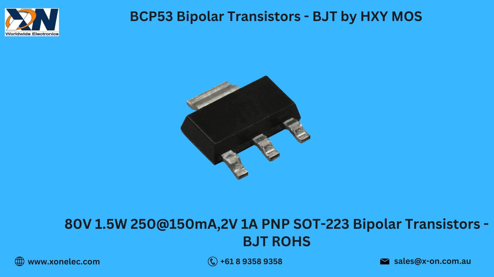 BCP53 Bipolar Transistors  by HXY MOS – Buy Online at XON image