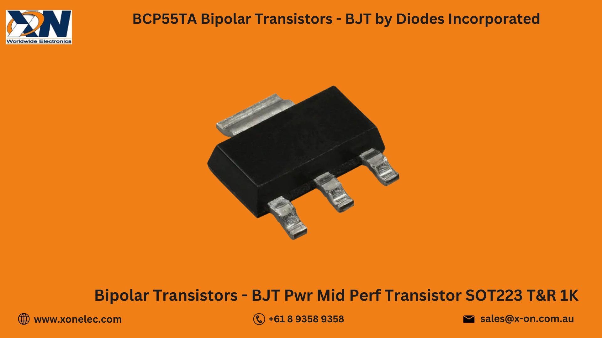 BCP55TA BJT Transistors  by Diodes Incorporated – Buy Online at XON image