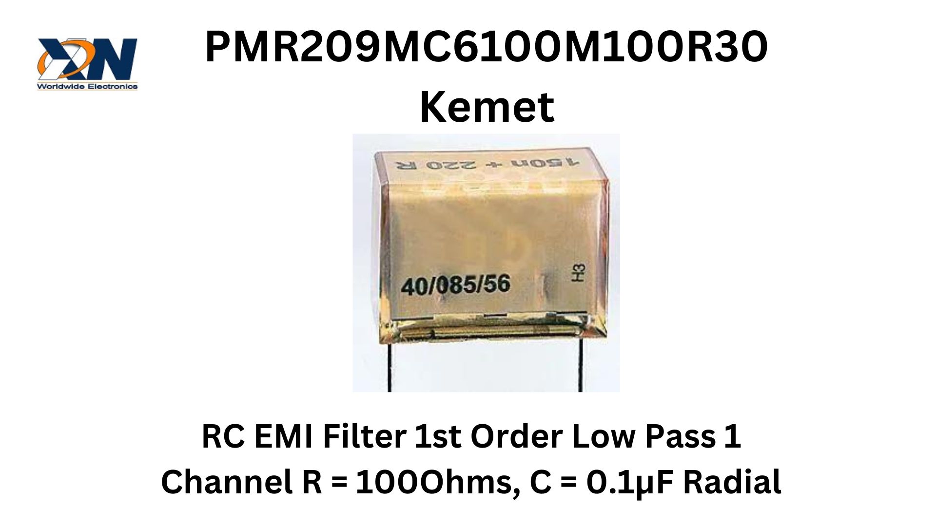 PMR209MC6100M100R30 Film Capacitors Retailer in India, USA, Australia image