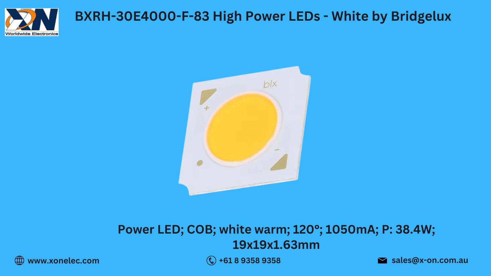 BXRH-30E4000-F-83 Bridgelux LEDs – Buy Online at XON image