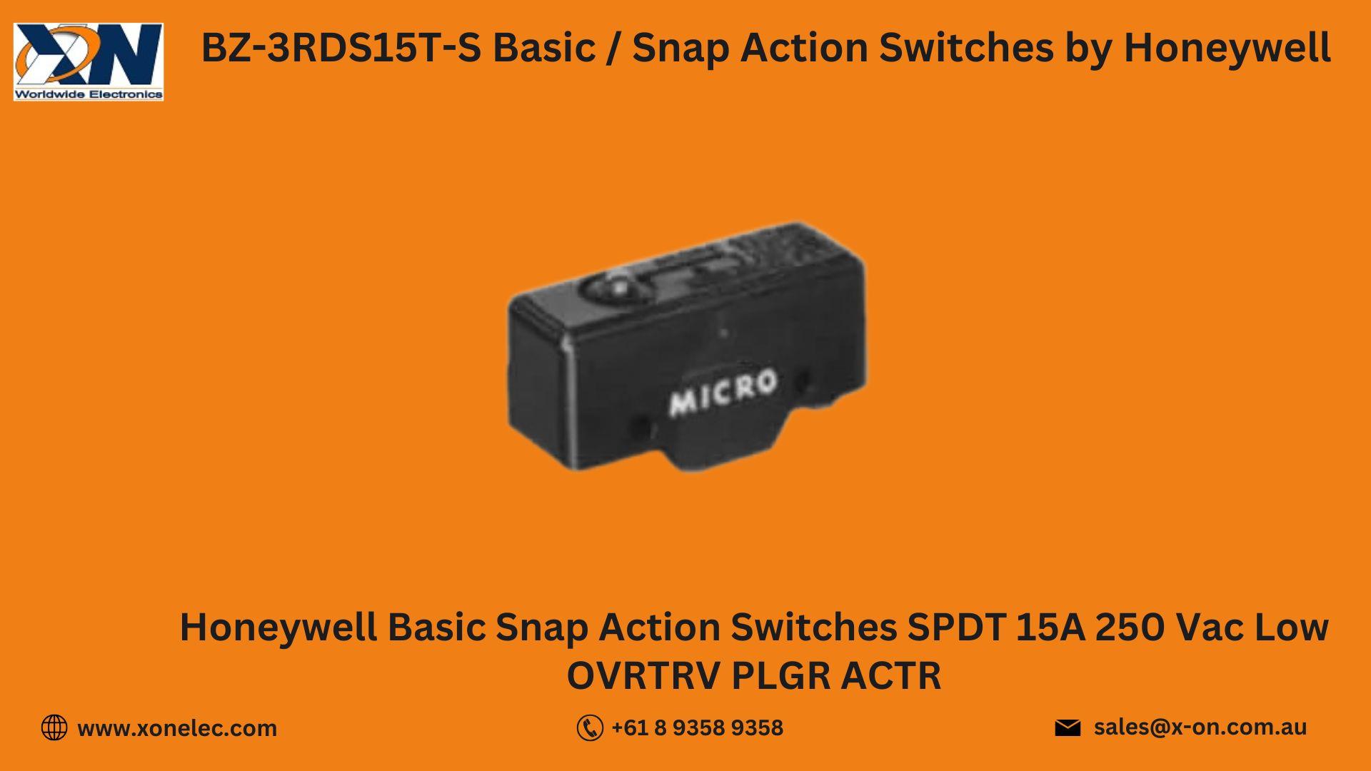 BZ-3RDS15T-S Switch by Honeywell – Buy Online at XON image