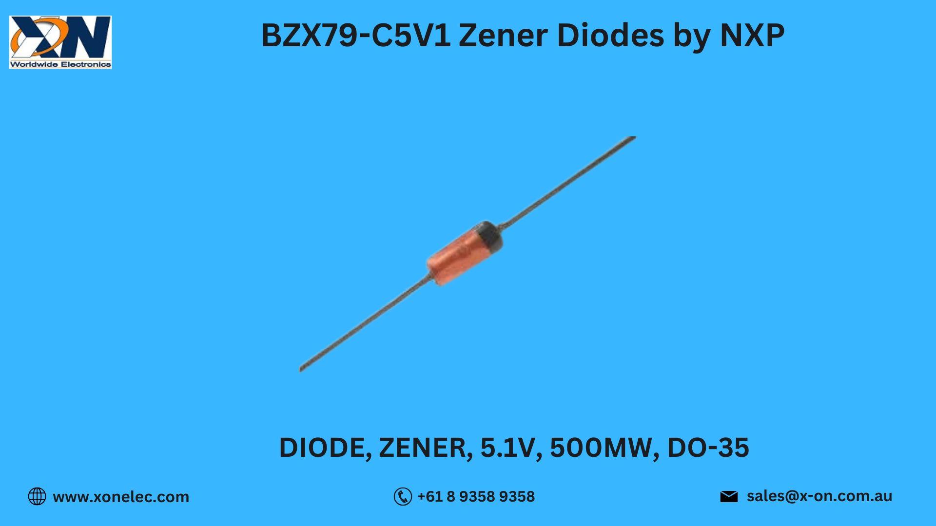 BZX79-C5V1 Zener Diodes by NXP – Buy Online at XON image