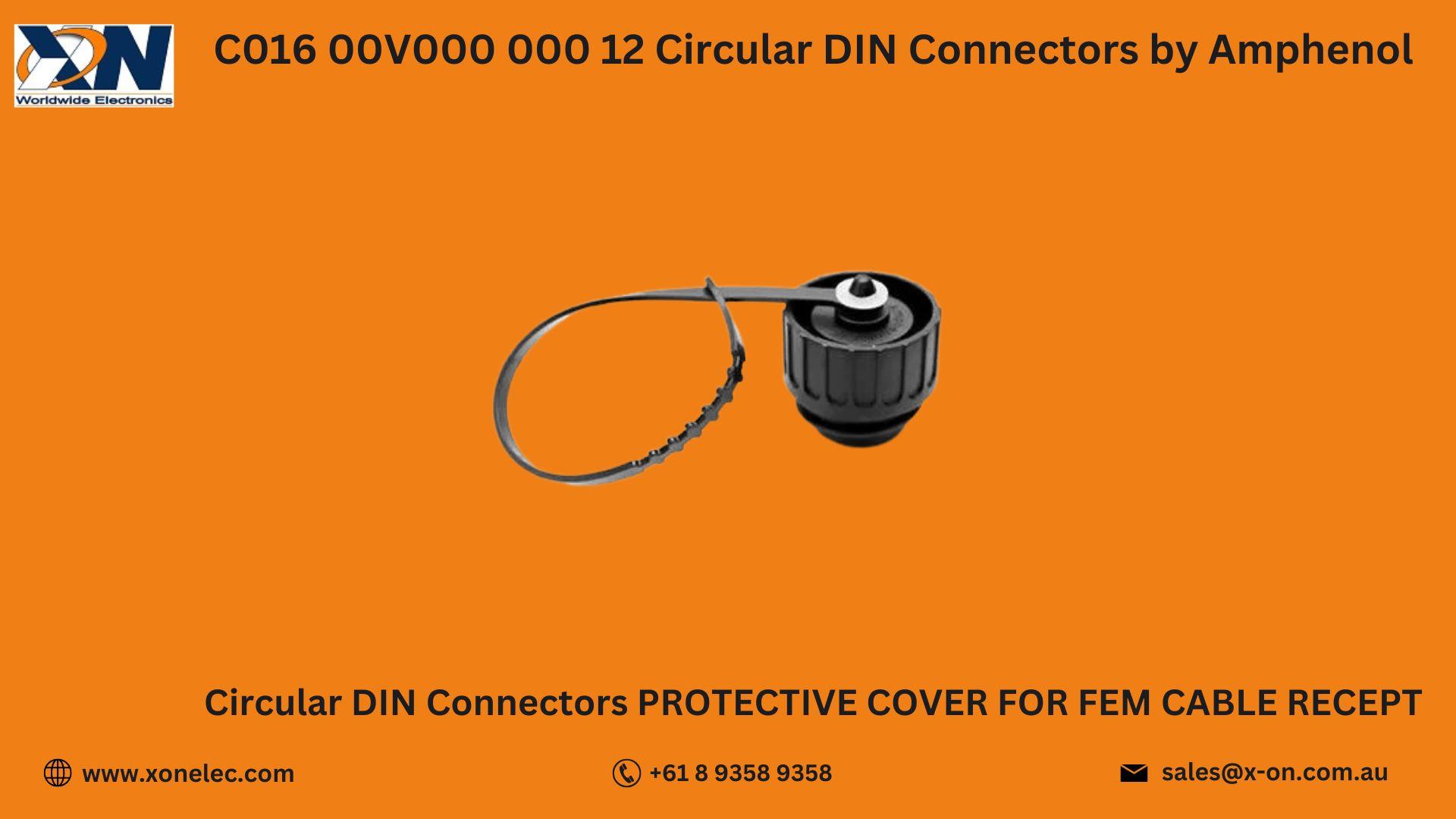 C016 00V000 000 12 Connector by Amphenol– Buy Online at XON image