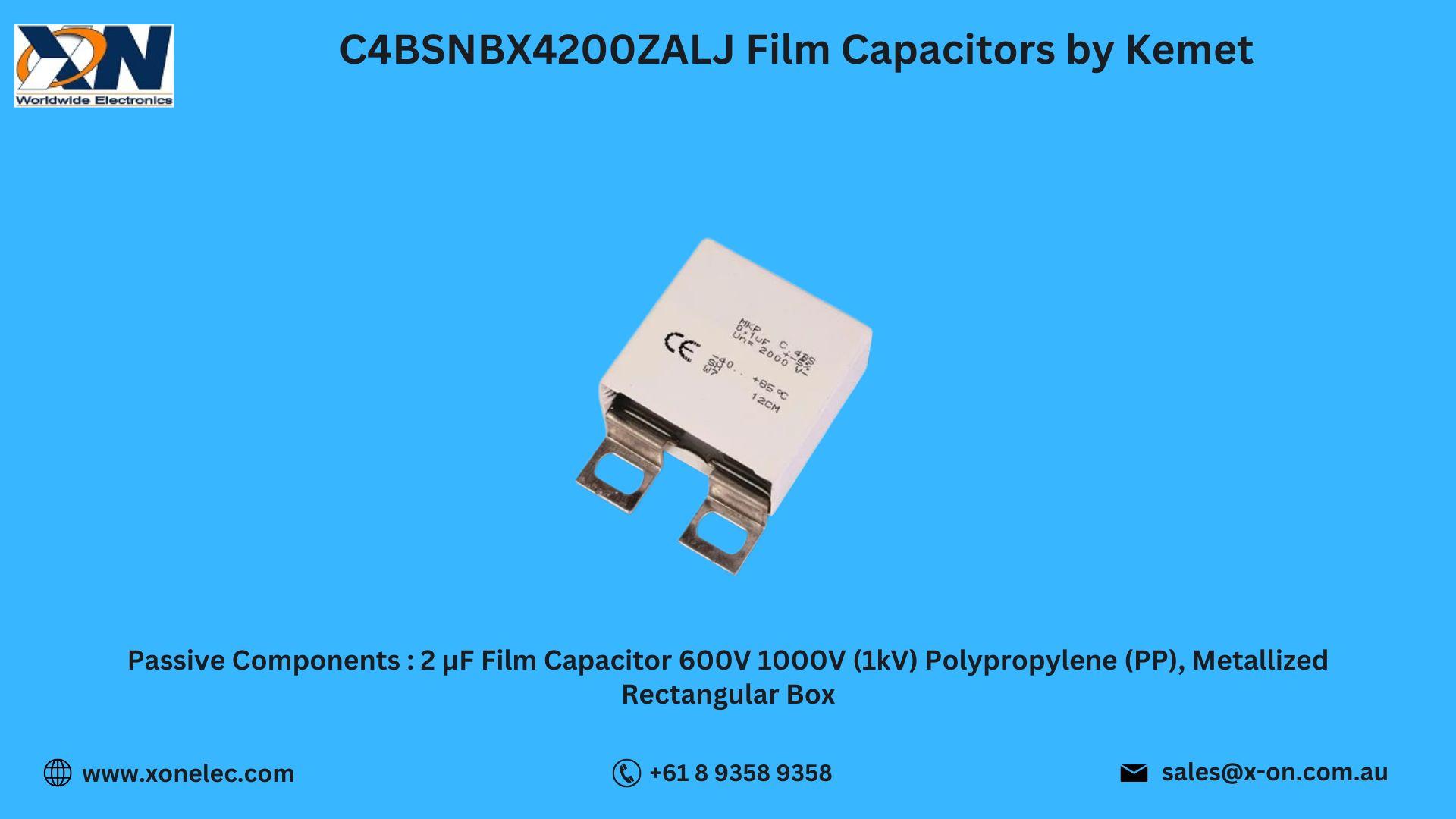 C4BSNBX4200ZALJ Film Capacitors Buy at XON image