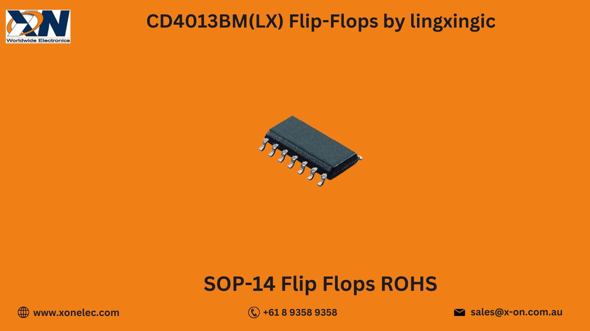 CD4013BM(LX) Flip-Flops by lingxingic – Buy Online at XON image