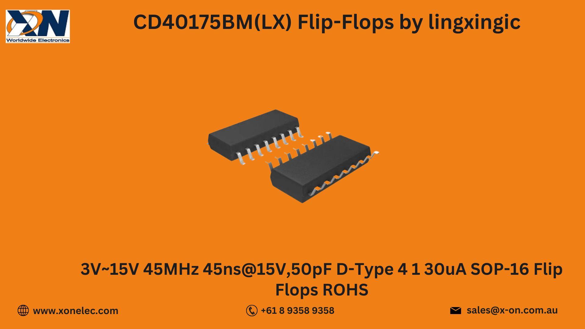 CD40175BM(LX) Flip-Flops by lingxingic – Buy Online at XON image