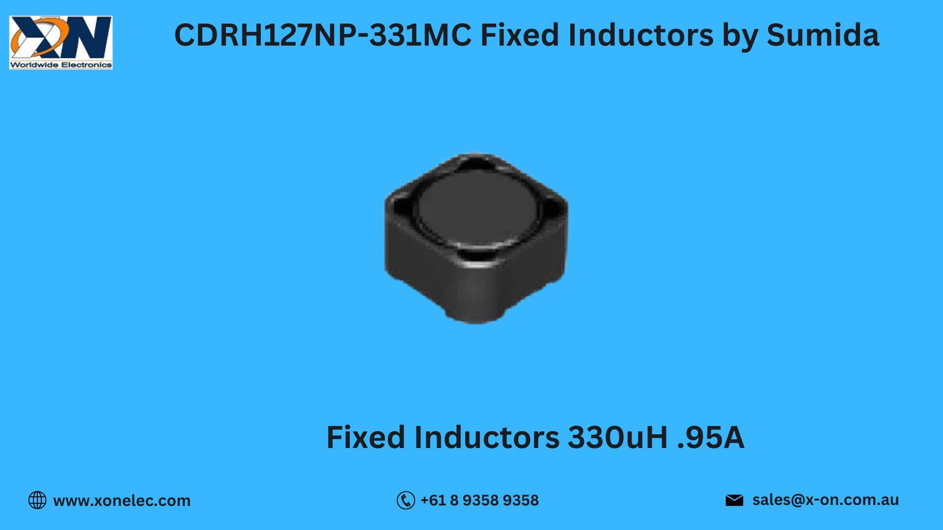 CDRH127NP-331MC Fixed Inductor by Sumida | Buy Online at XON image