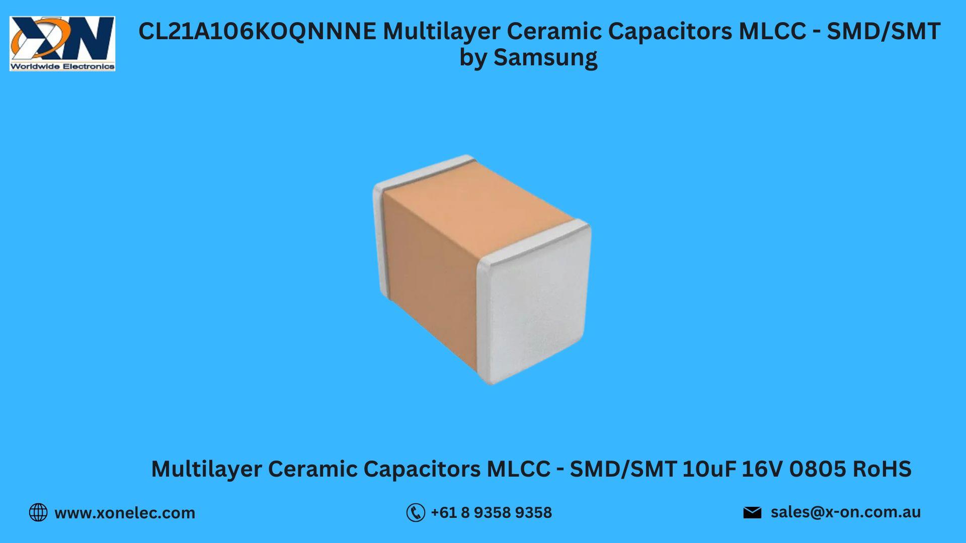 CL21A106KOQNNNE MLCC by Samsung  – Buy Online at XON image
