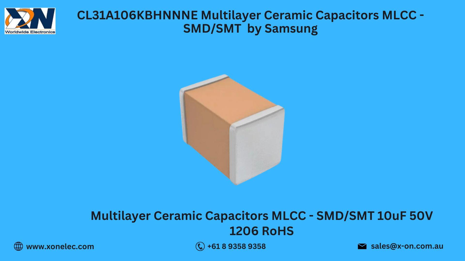CL31A106KBHNNNE MLCC by Samsung – Buy Online at XON image