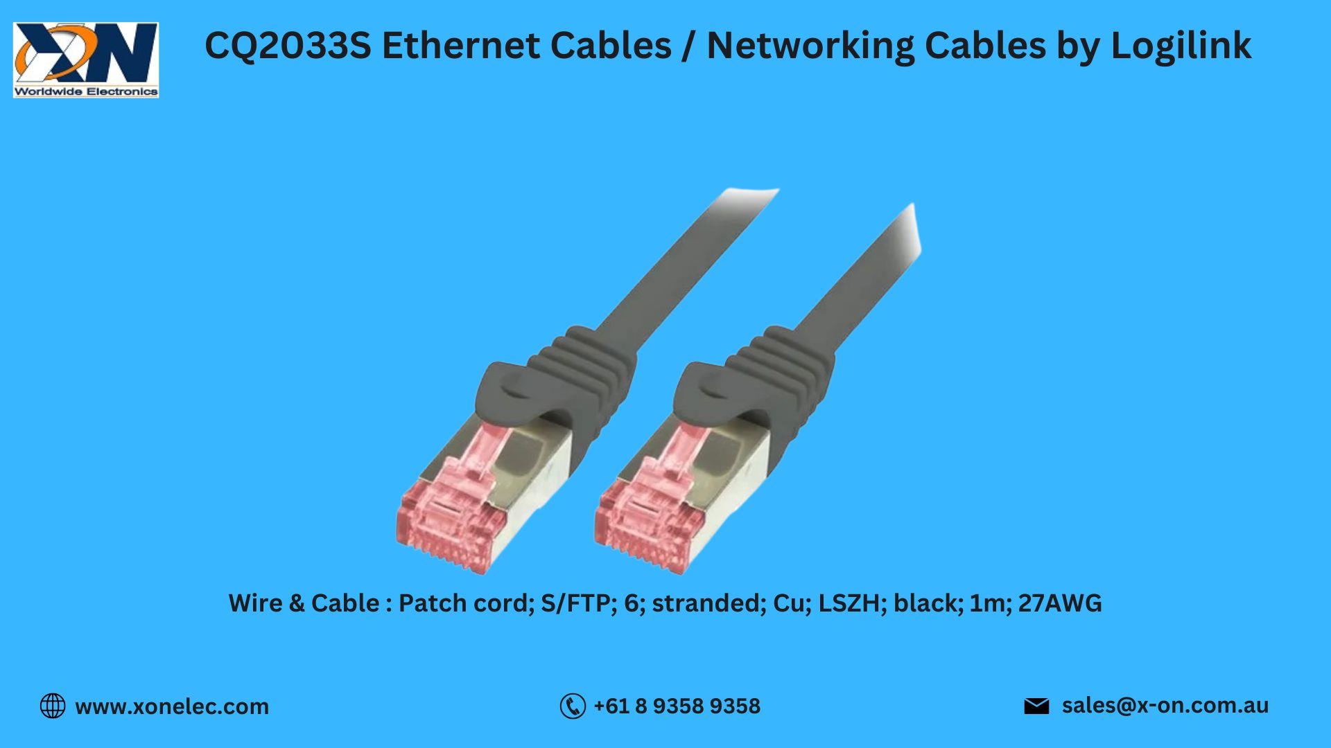 CQ2033S Networking Cables by Logilink – Buy at XON image