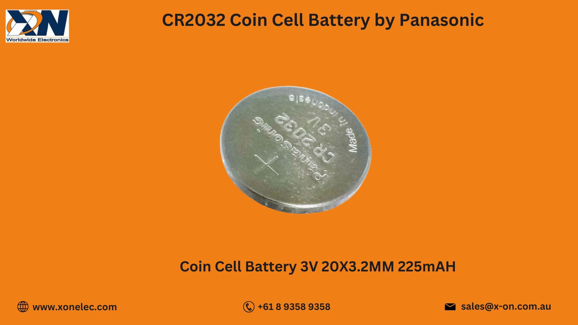 CR2032 Panasonic Coin Cell Battery – Buy Online at XON image