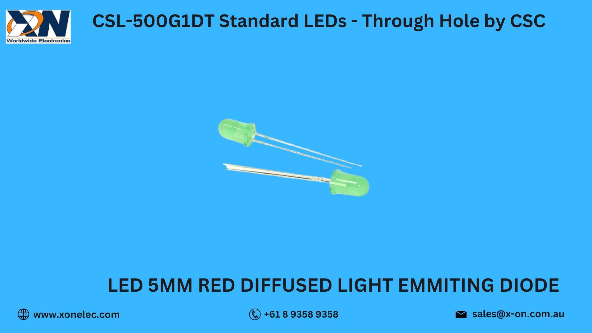 CSL-500G1DT Through Hole LED by CSC | Buy Online at XON image