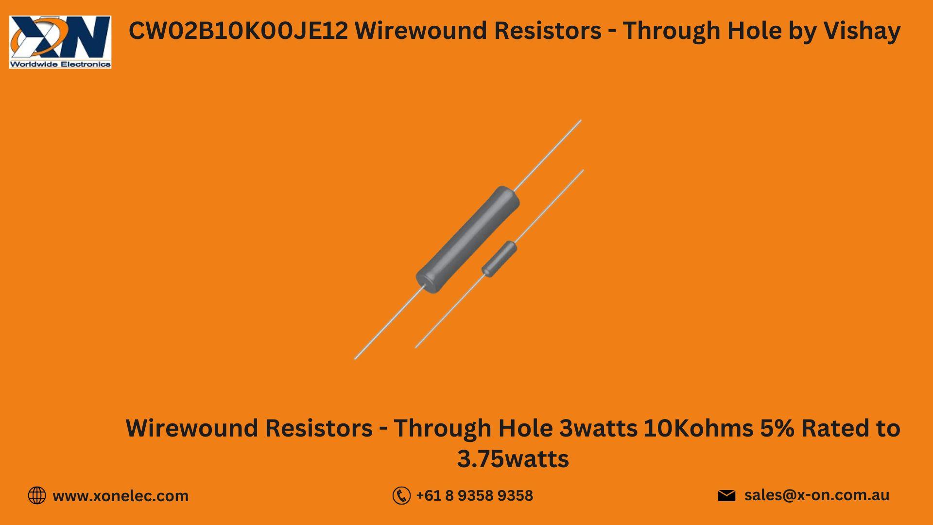 CW02B10K00JE12 Resistor by Vishay – Buy Online at XON image