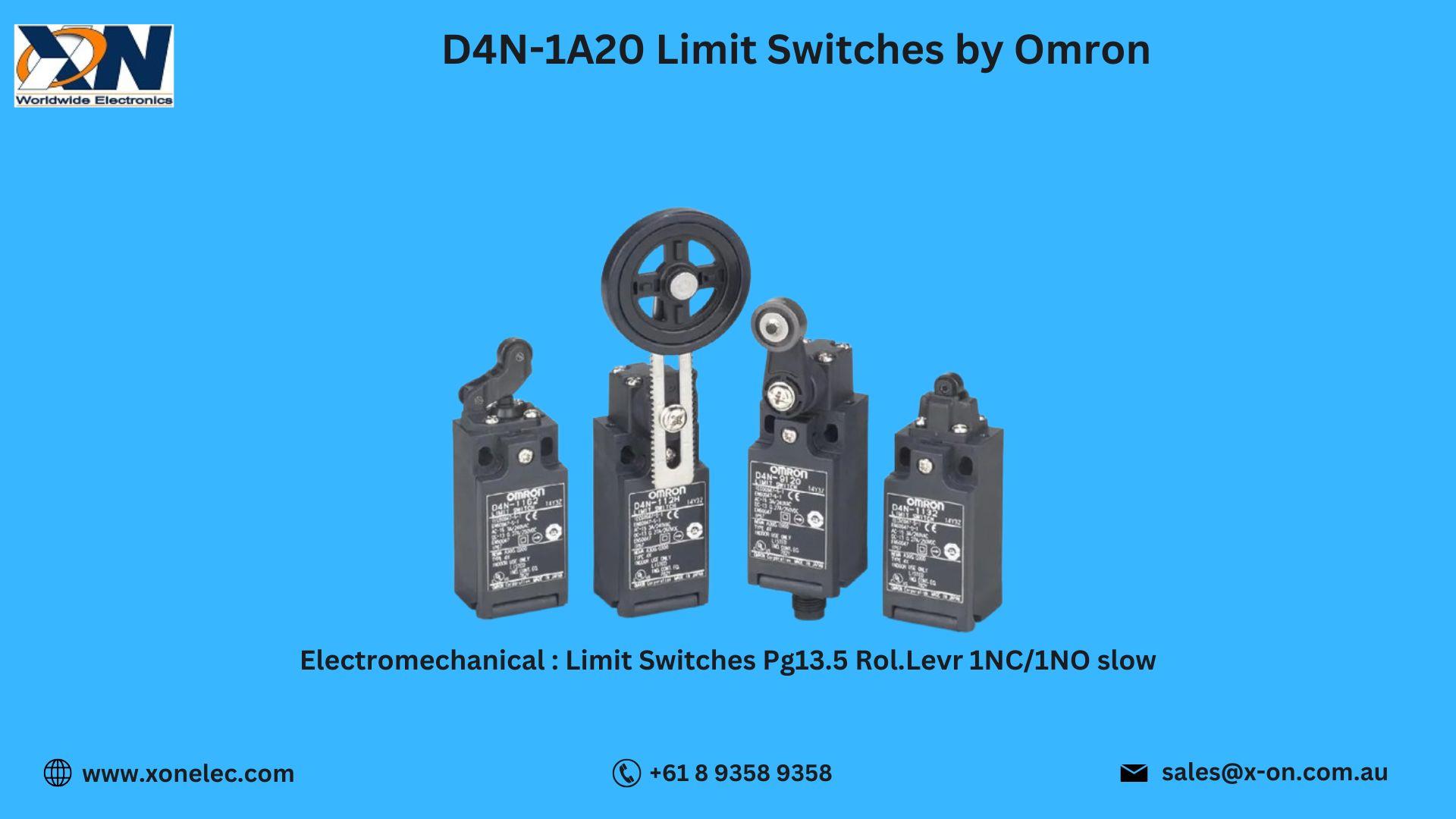 D4N-1A20 Limit Switches by Omron – Buy at XON image