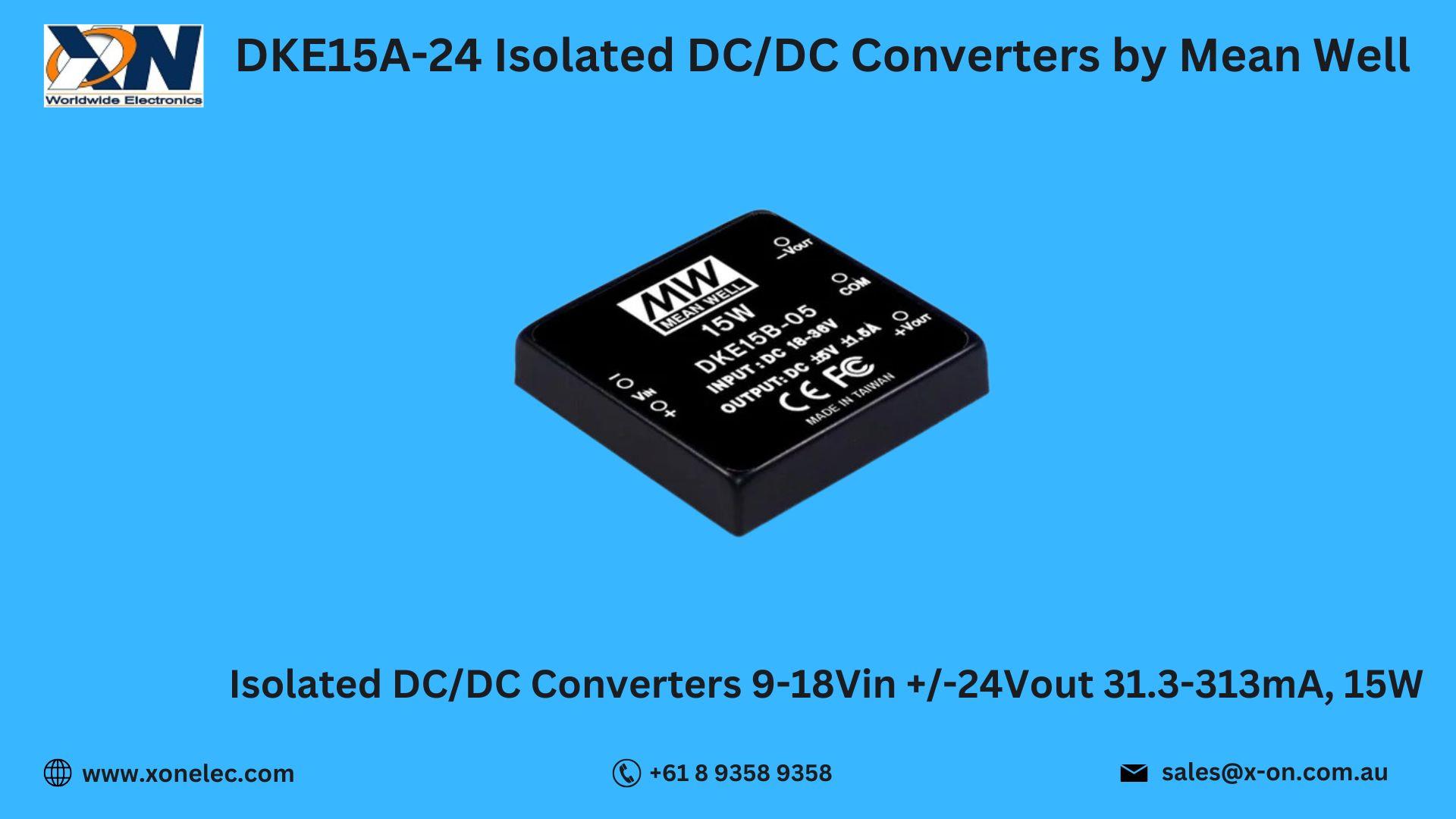DKE15A-24 Isolated DC/DC Converter | Mean Well image