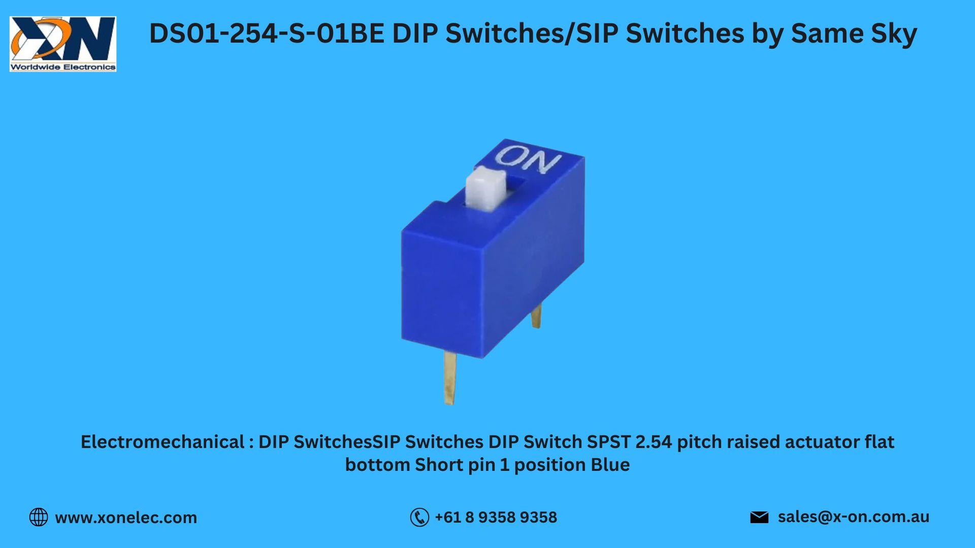 DS01-254-S-01BE DIP Switches Buy at XON image