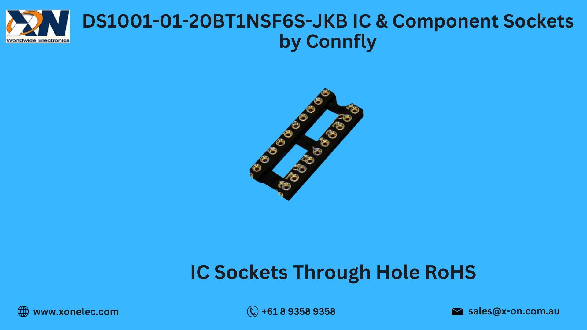 DS1001 20P IC & Component Socket | Buy Online at XON image