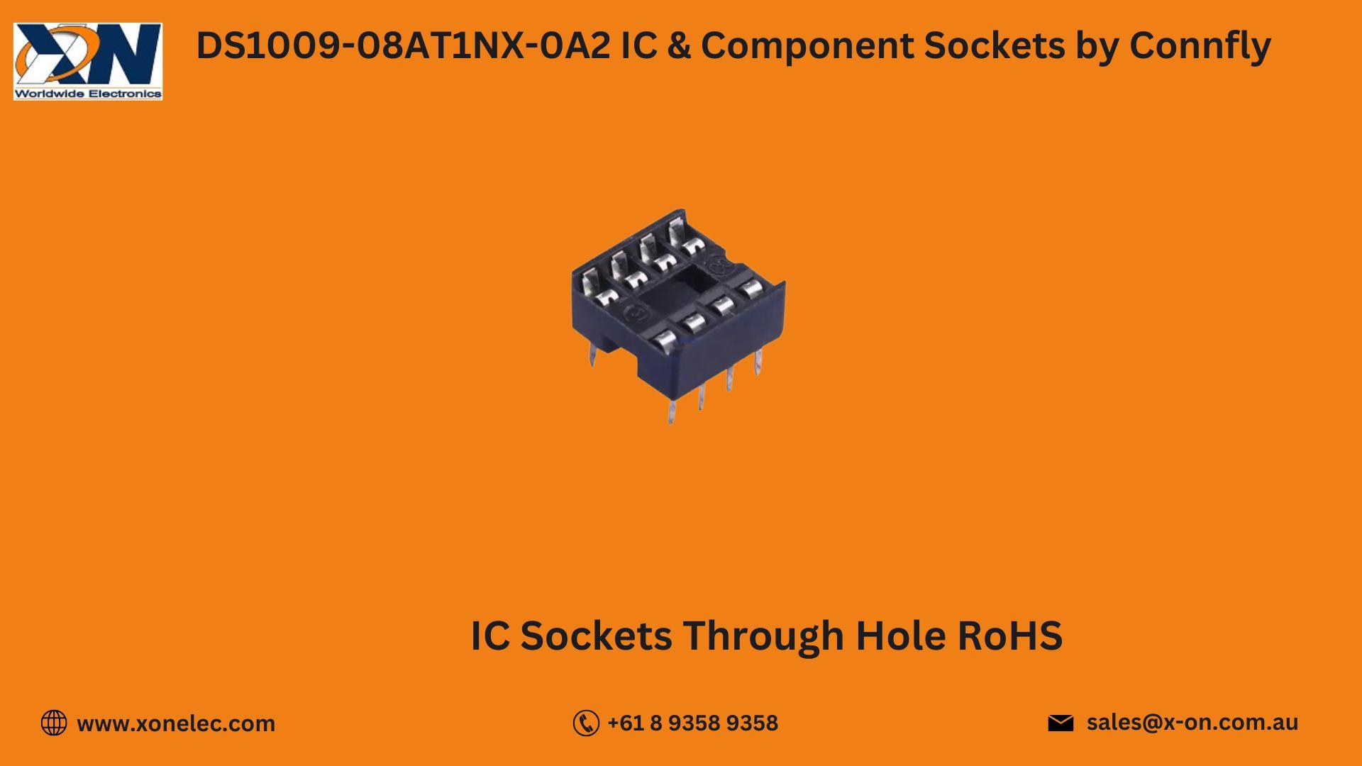 DS1009-08AT1NX-0A2 IC Socket by Connfly | Buy Online at XON image
