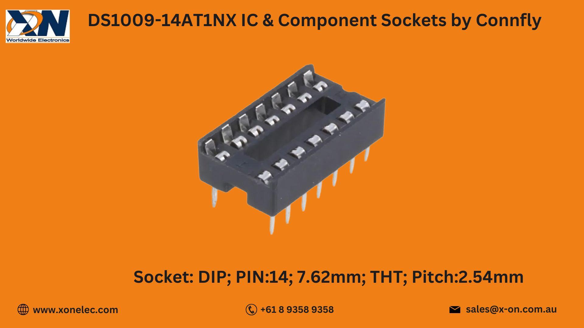 DS1009-14AT1NX IC Socket Connfly Buy Online at XON image