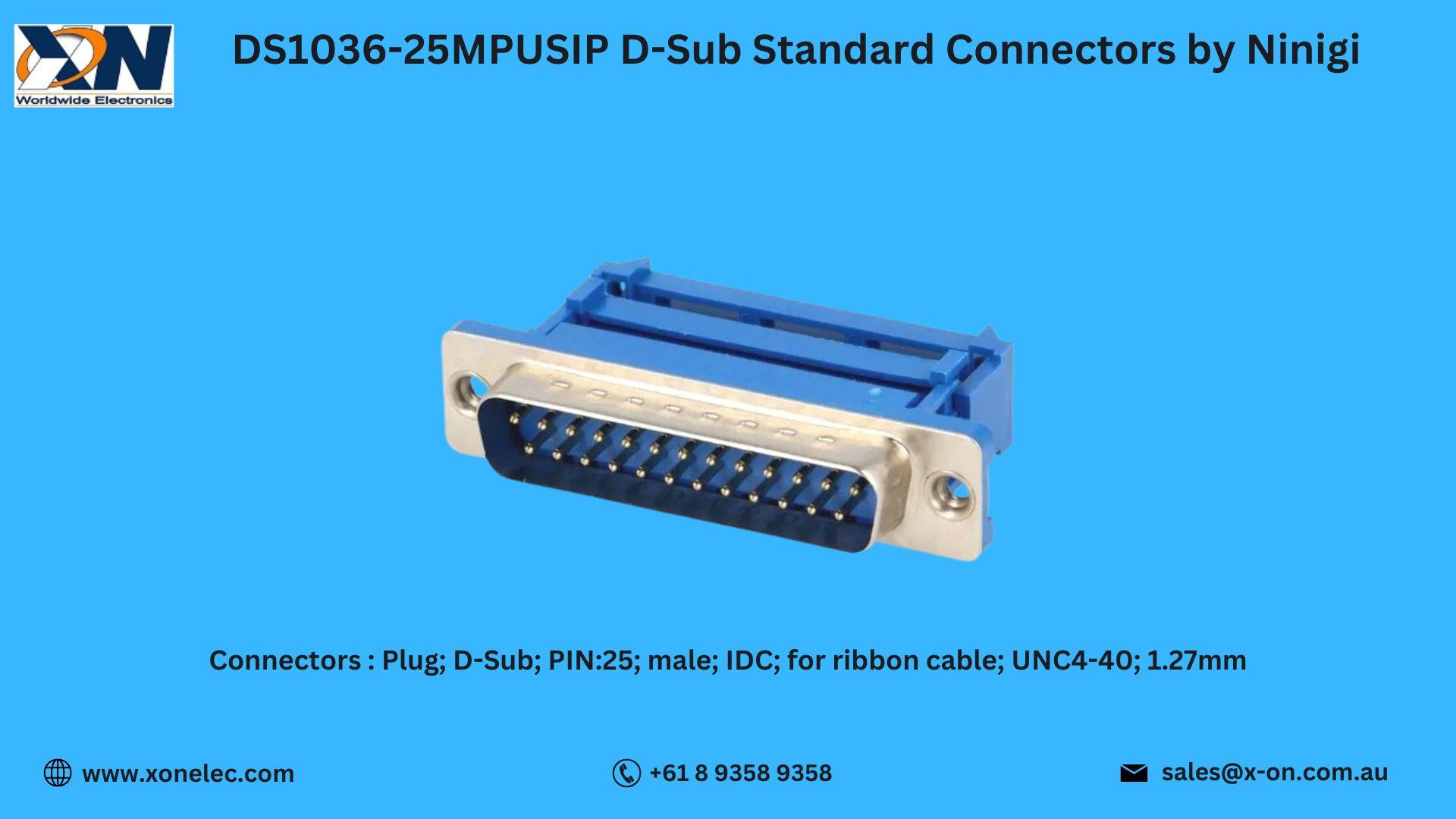 DS1036-25MPUSIP D-Sub Connectors – Buy at XON image