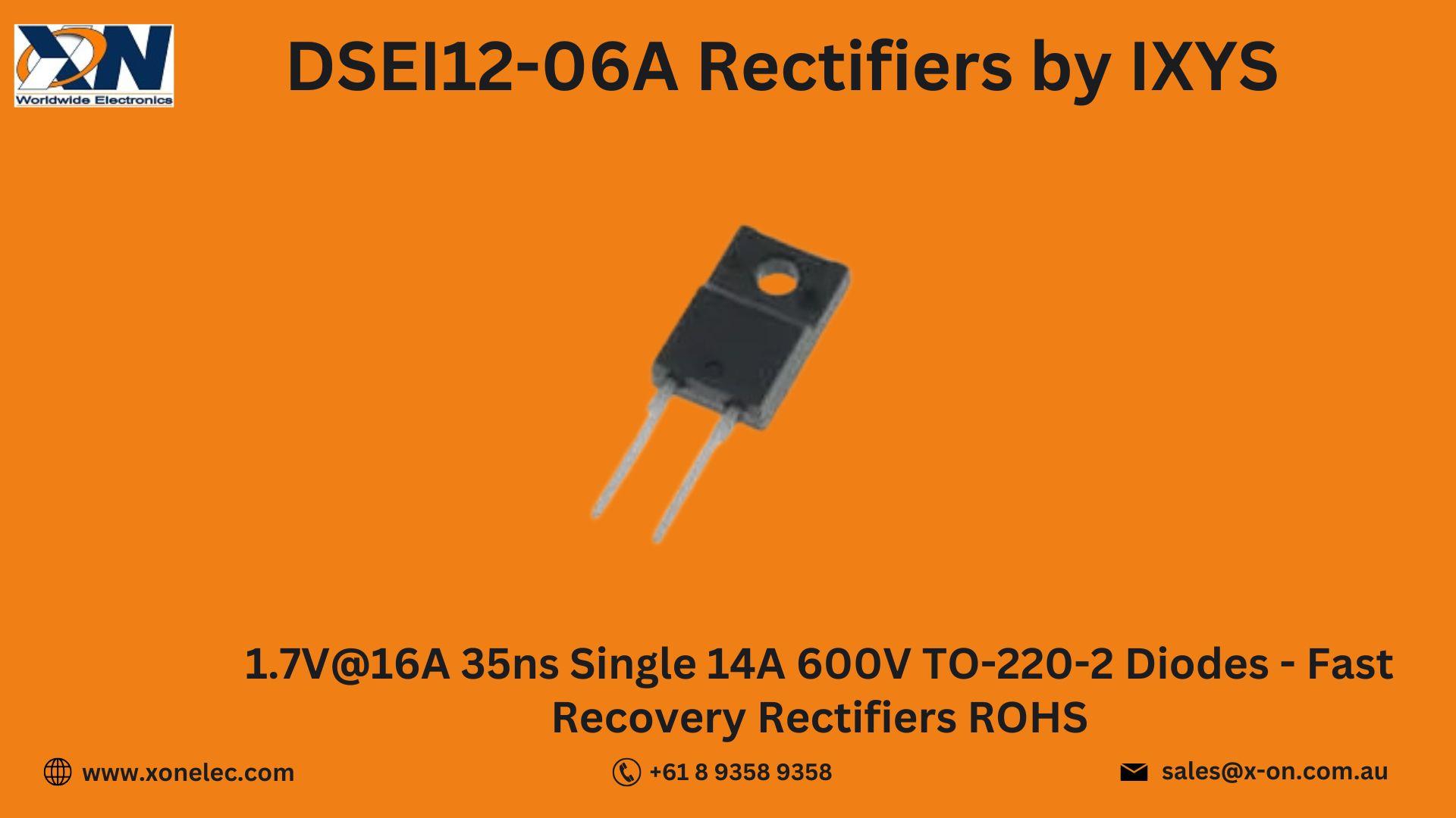 DSEI12-06A Rectifiers by IXYS – High-Performance Power Solution image