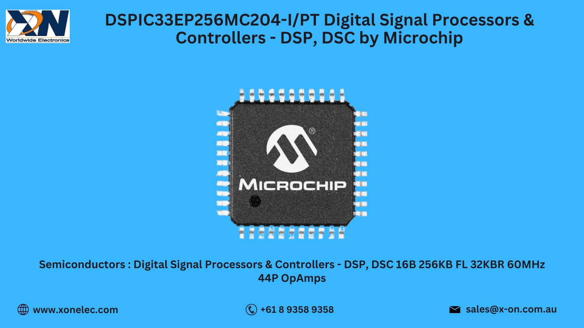 DSPIC33EP256MC204-I/PT DSP Controller by Microchip – Buy at XON image