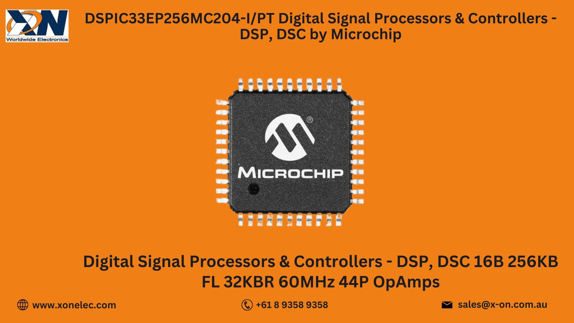 DSPIC33EP256MC204-I/PT DSP by Microchip – Buy Online at XON image