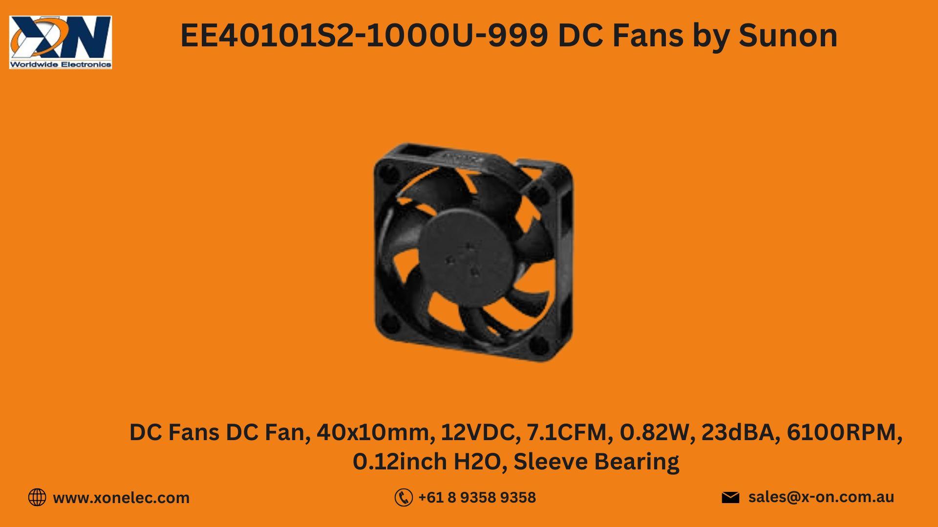 EE40101S2-1000U-999 DC Fans by Sunon – Buy Online at XON image