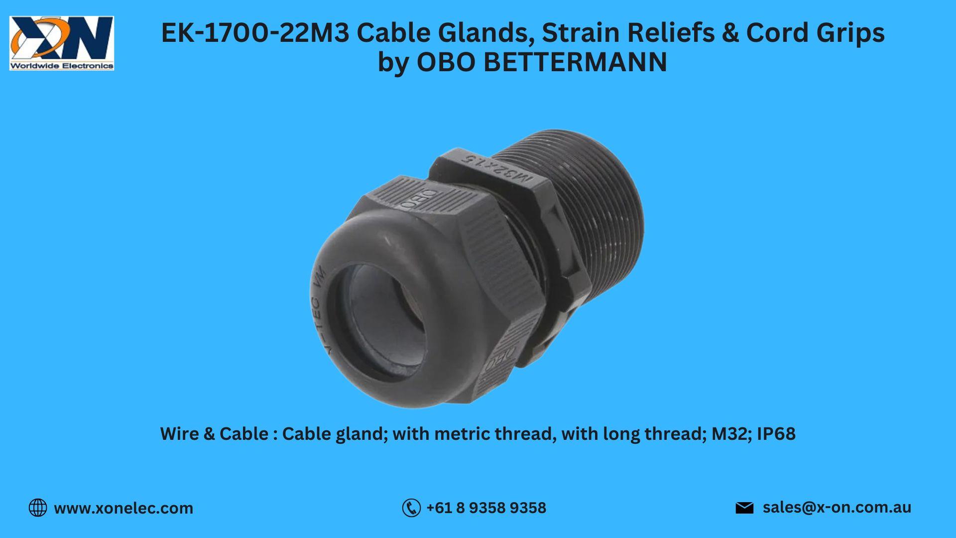EK-1700-22M3 Cable Glands – Buy at XON image