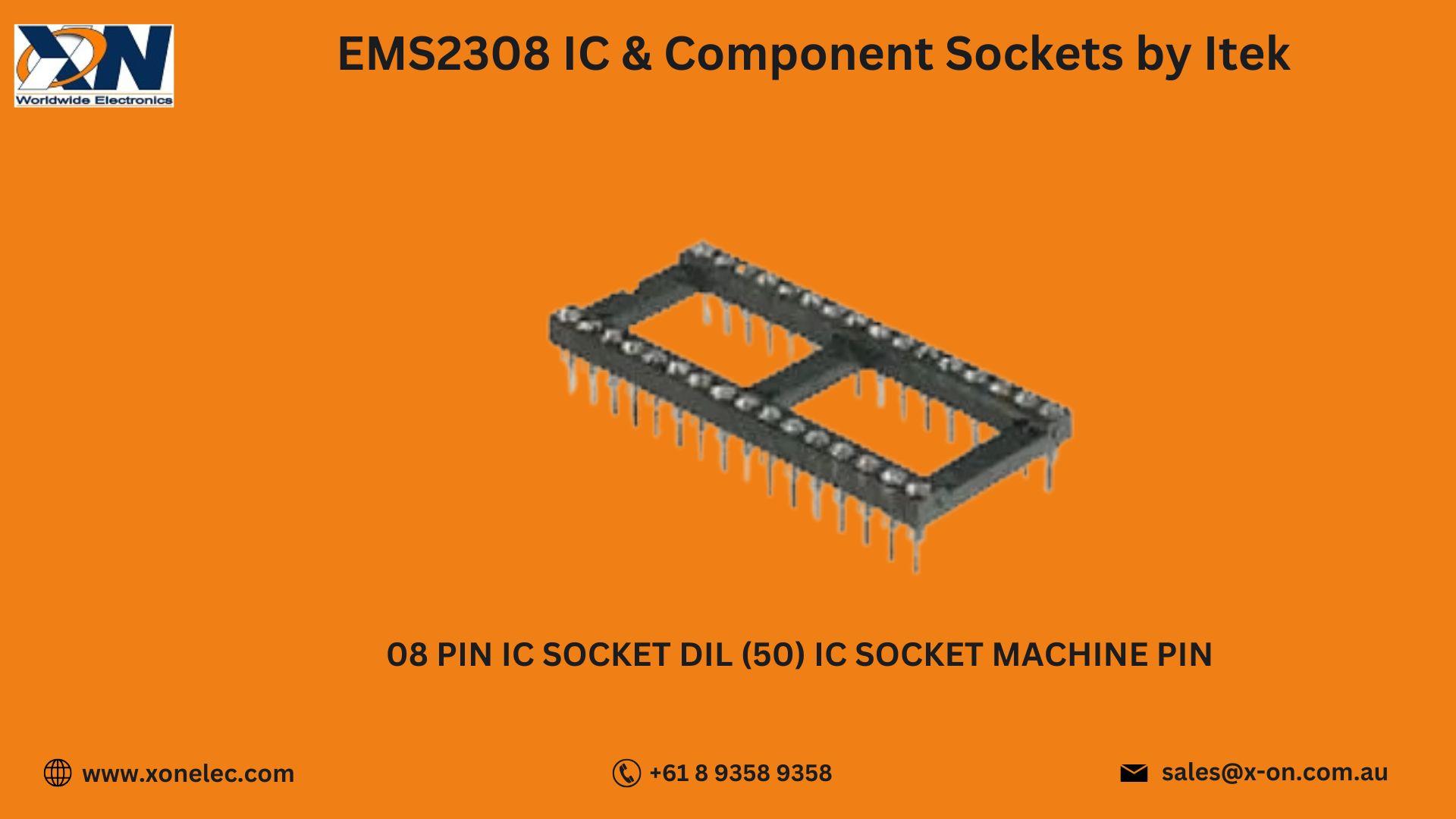 EMS2308 IC & Component Sockets by Itek – Buy Online at XON image