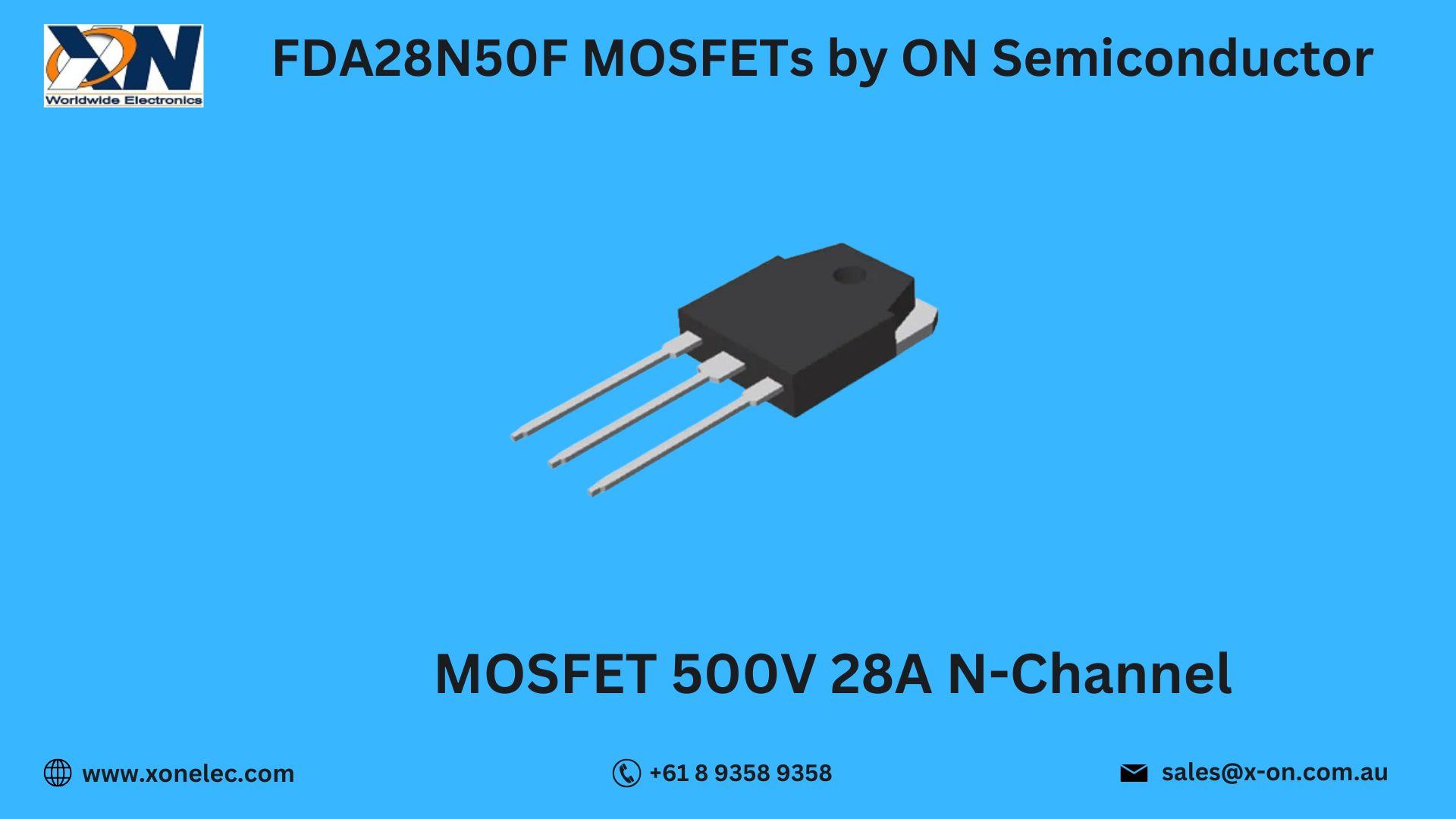 FDA28N50F MOSFETs by ON Semiconductor | Power Efficiency image