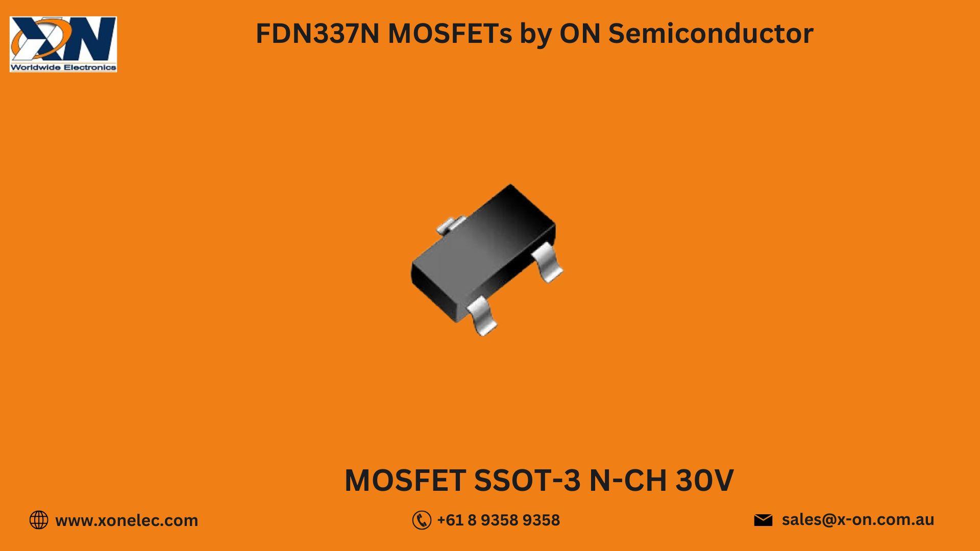 FDN337N MOSFET by ON Semiconductor – Buy Online at XON image