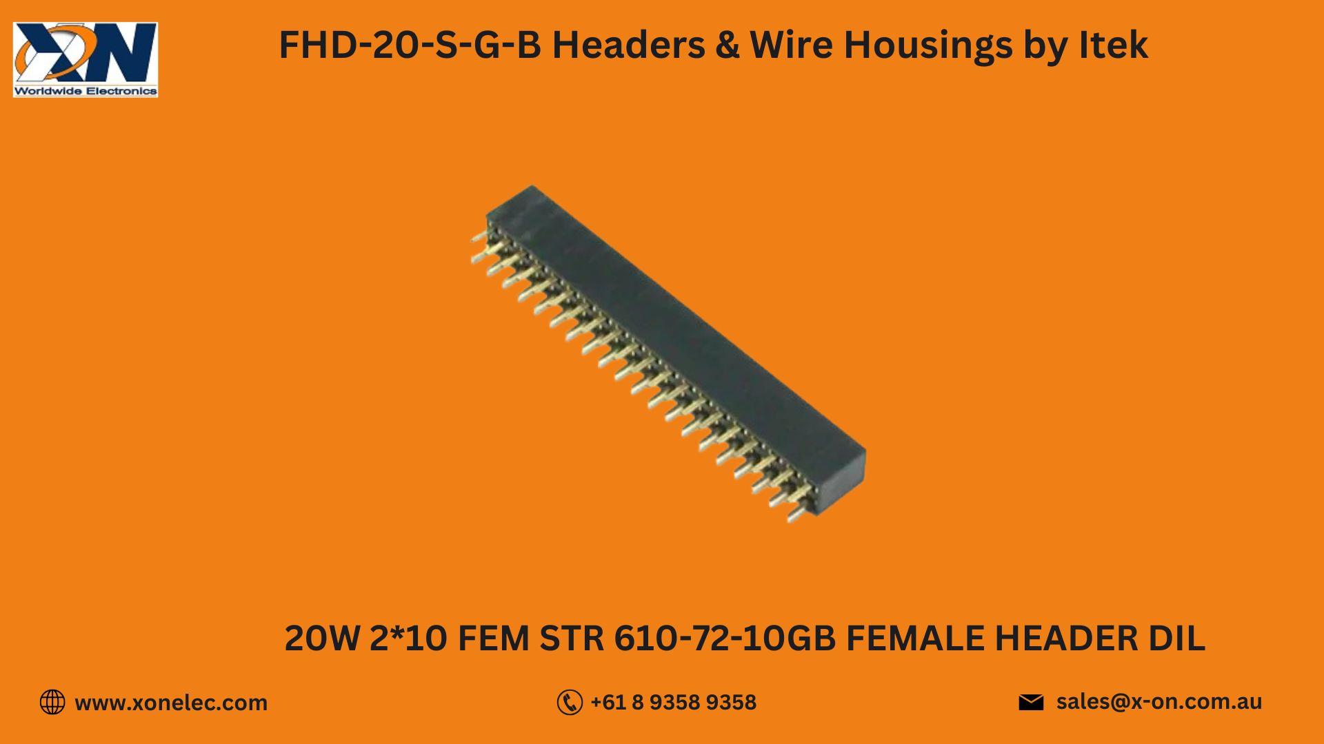 FHD-20-S-G-B Headers by Itek – Buy Online at XON image