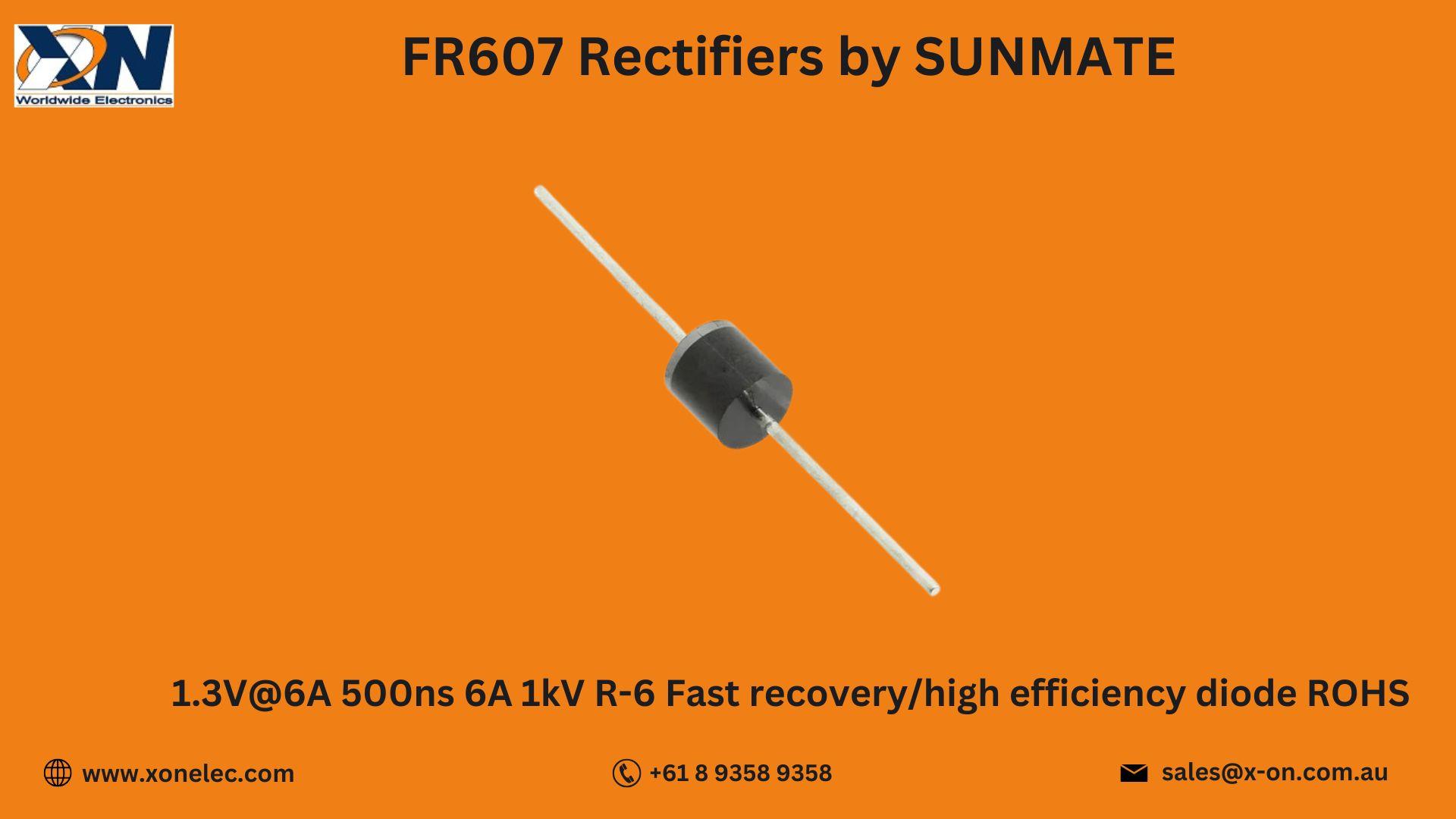 FR607 Rectifiers by SUNMATE – Buy Online at XON image