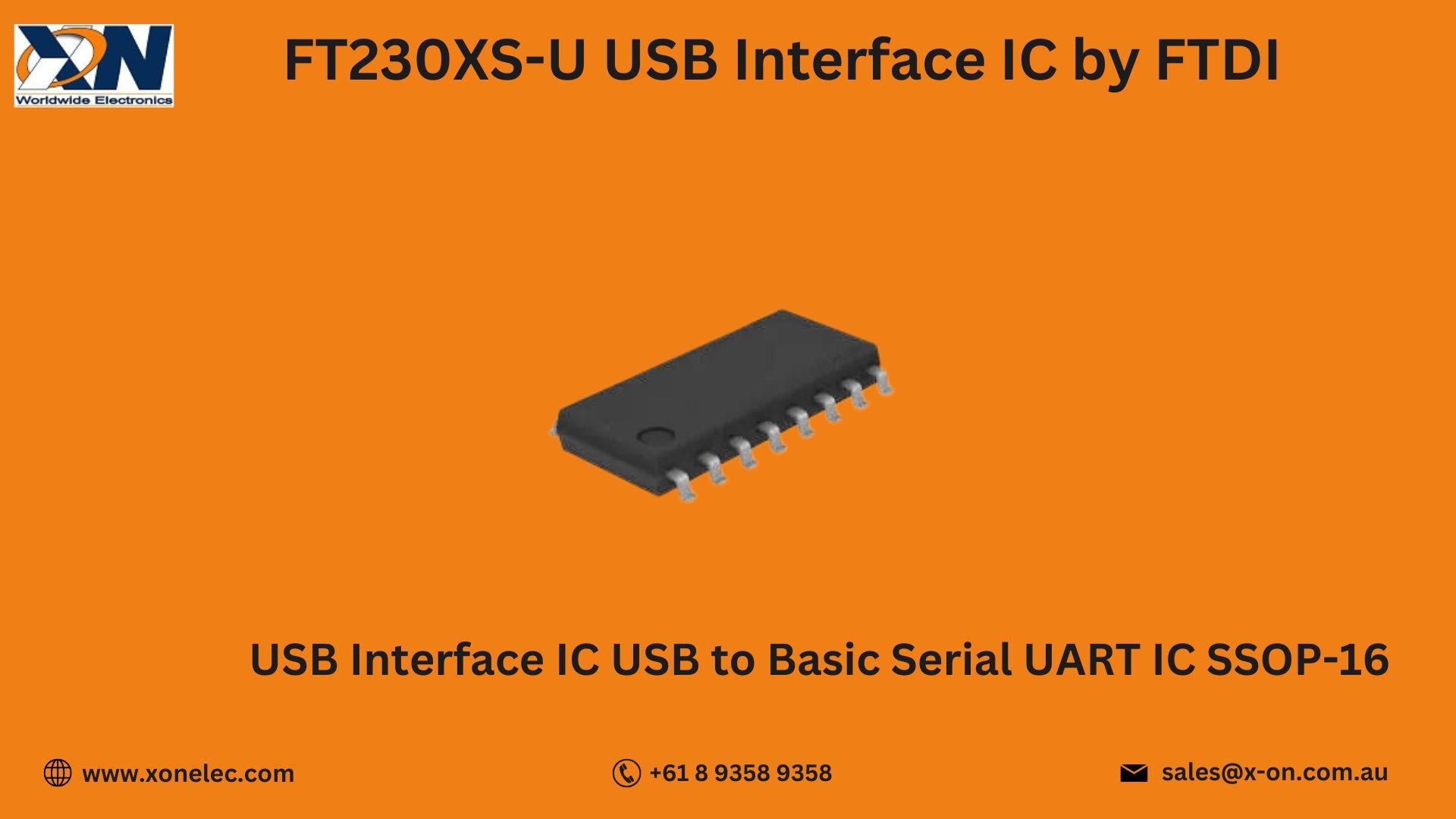 FT230XS-U USB Interface IC by FTDI image