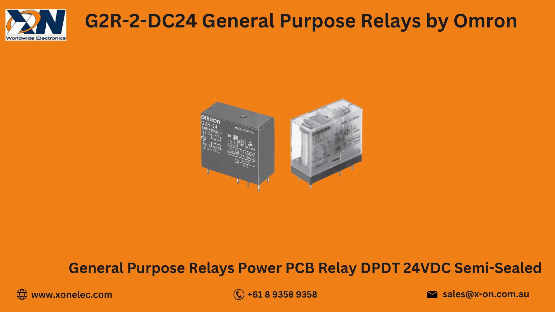 G2R-2-DC24 Relay by Omron – Buy Online at XON image