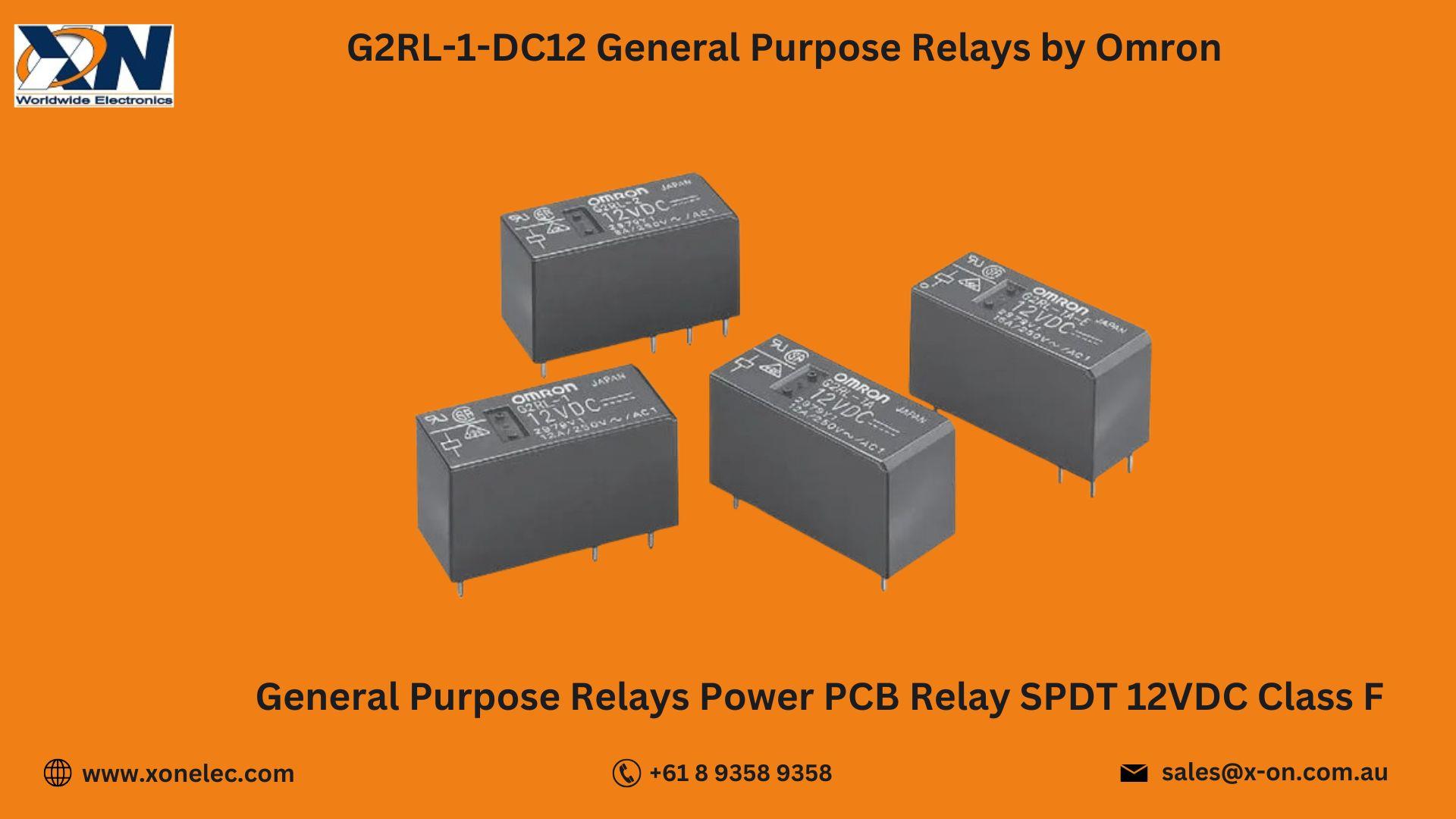 G2RL-1-DC12 Relay by Omron – Buy Online at XON image