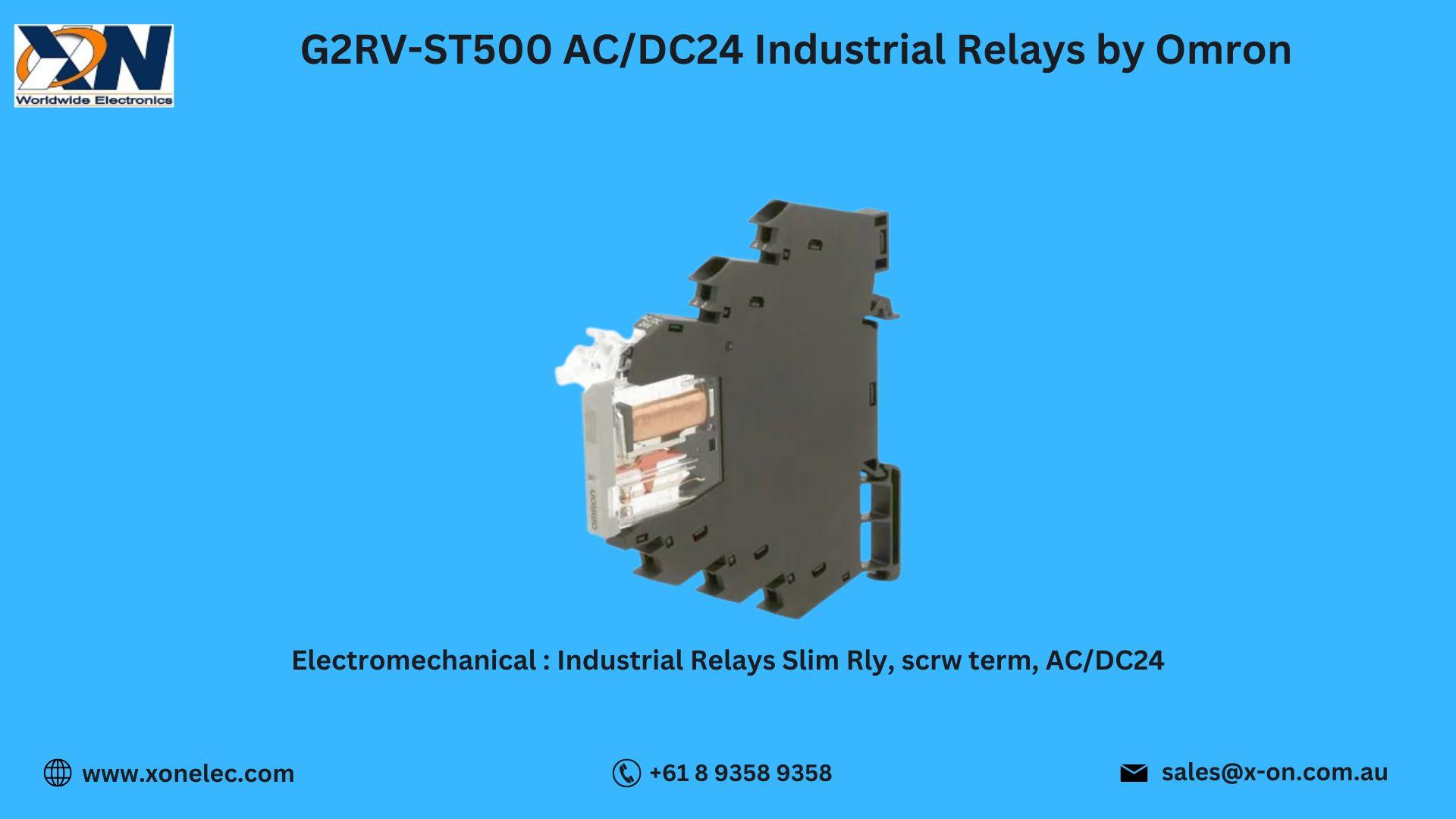 G2RV-ST500 AC/DC24 Industrial Relays – Buy at XON image