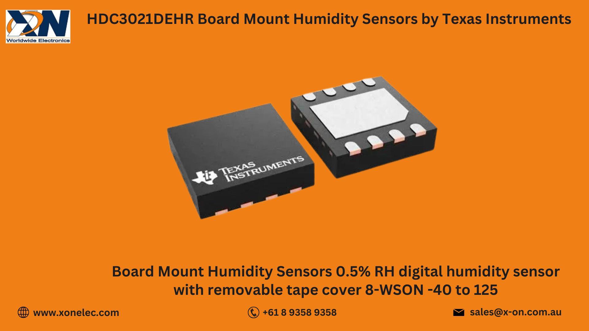 HDC3021DEHR Humidity Sensor RH Accuracy | Buy Online at XON image