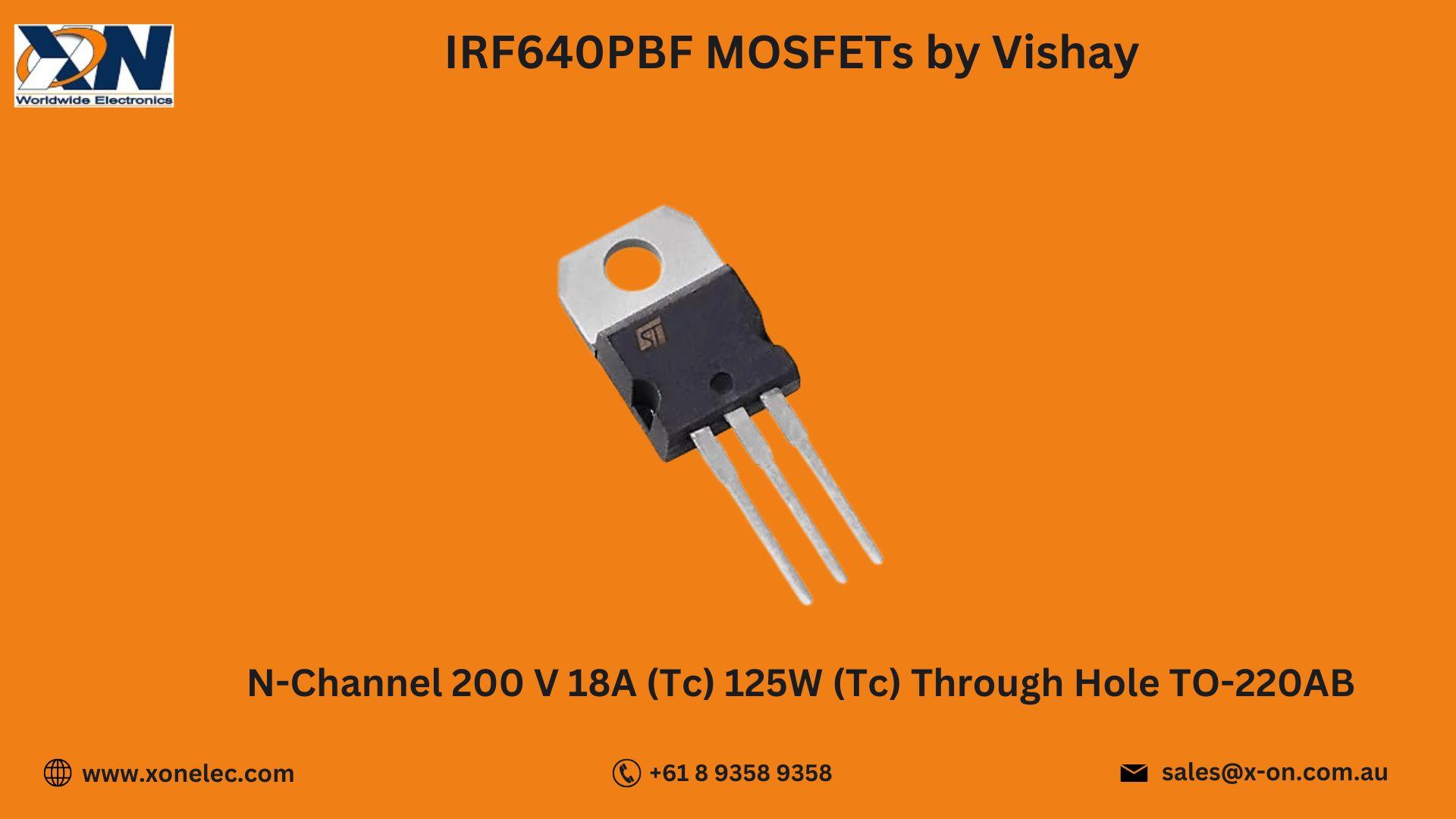 IRF640PBF MOSFET by Vishay – Buy Online at XON image