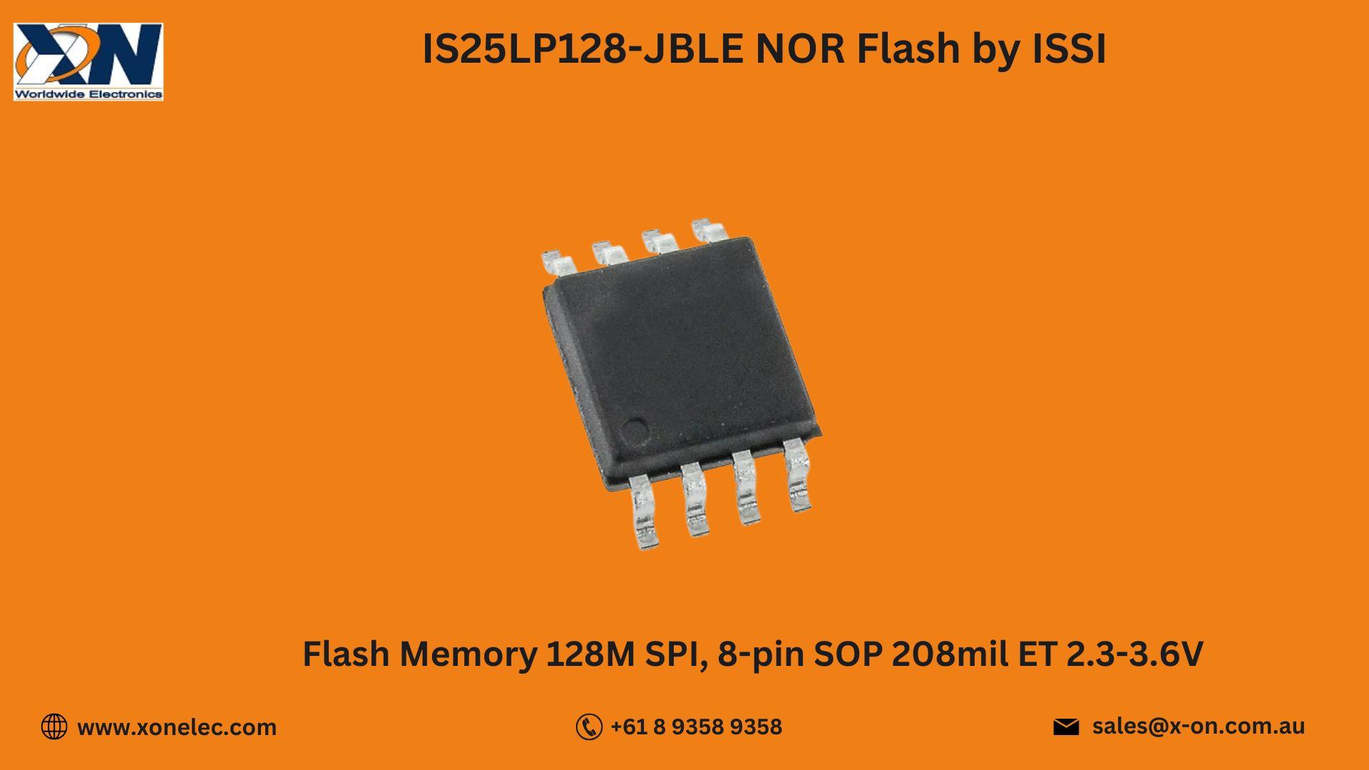 IS25LP128-JBLE NOR Flash by ISSI – Buy Online at XON image