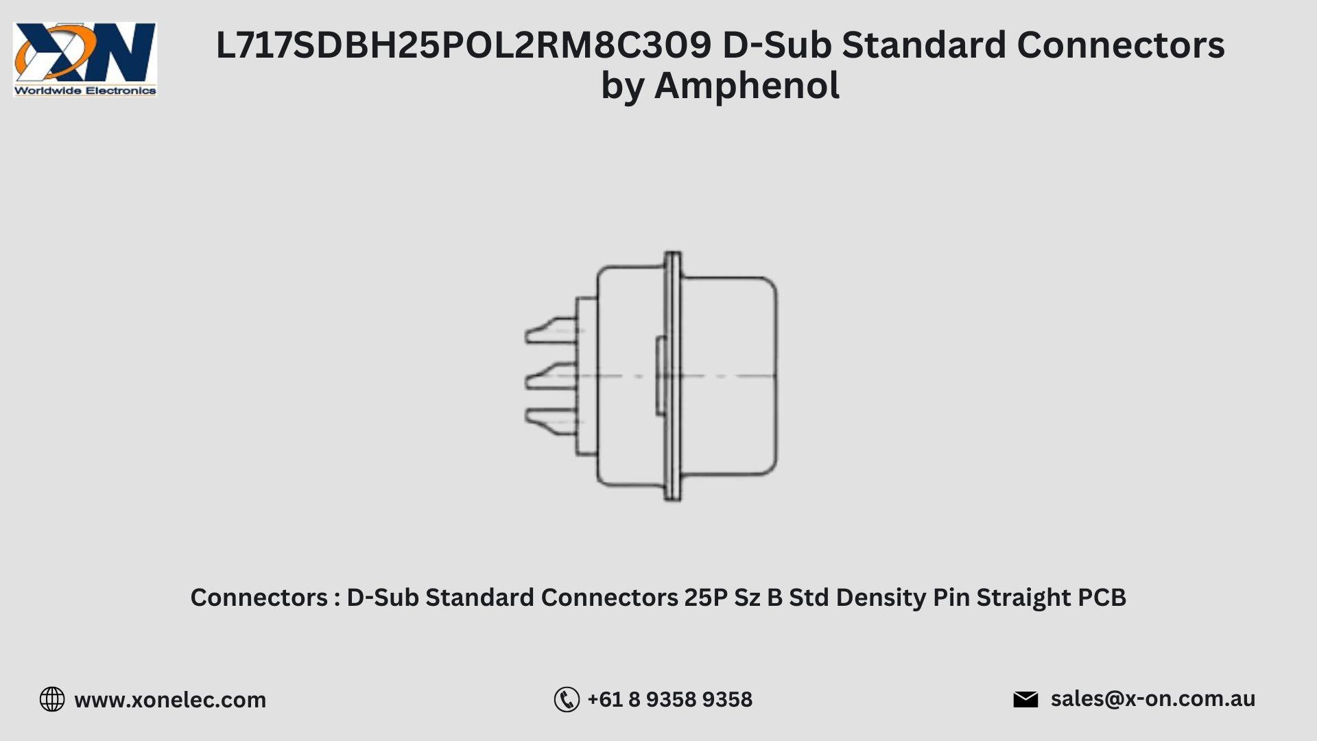 L717SDBH25POL2RM8C309 Connectors Buy at XON image