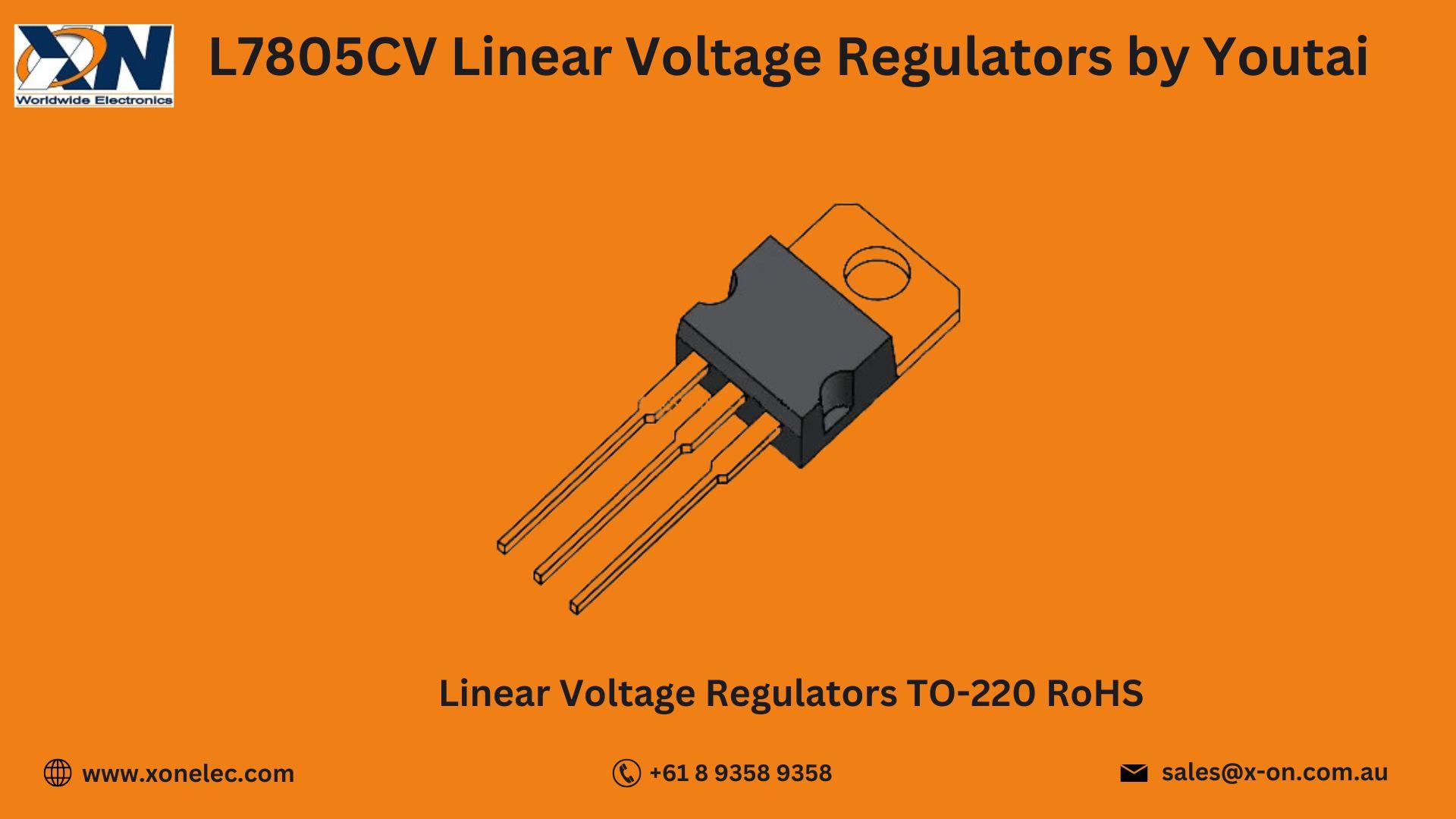 L7805CV Voltage Regulators by Youtai – Buy Online at XON image